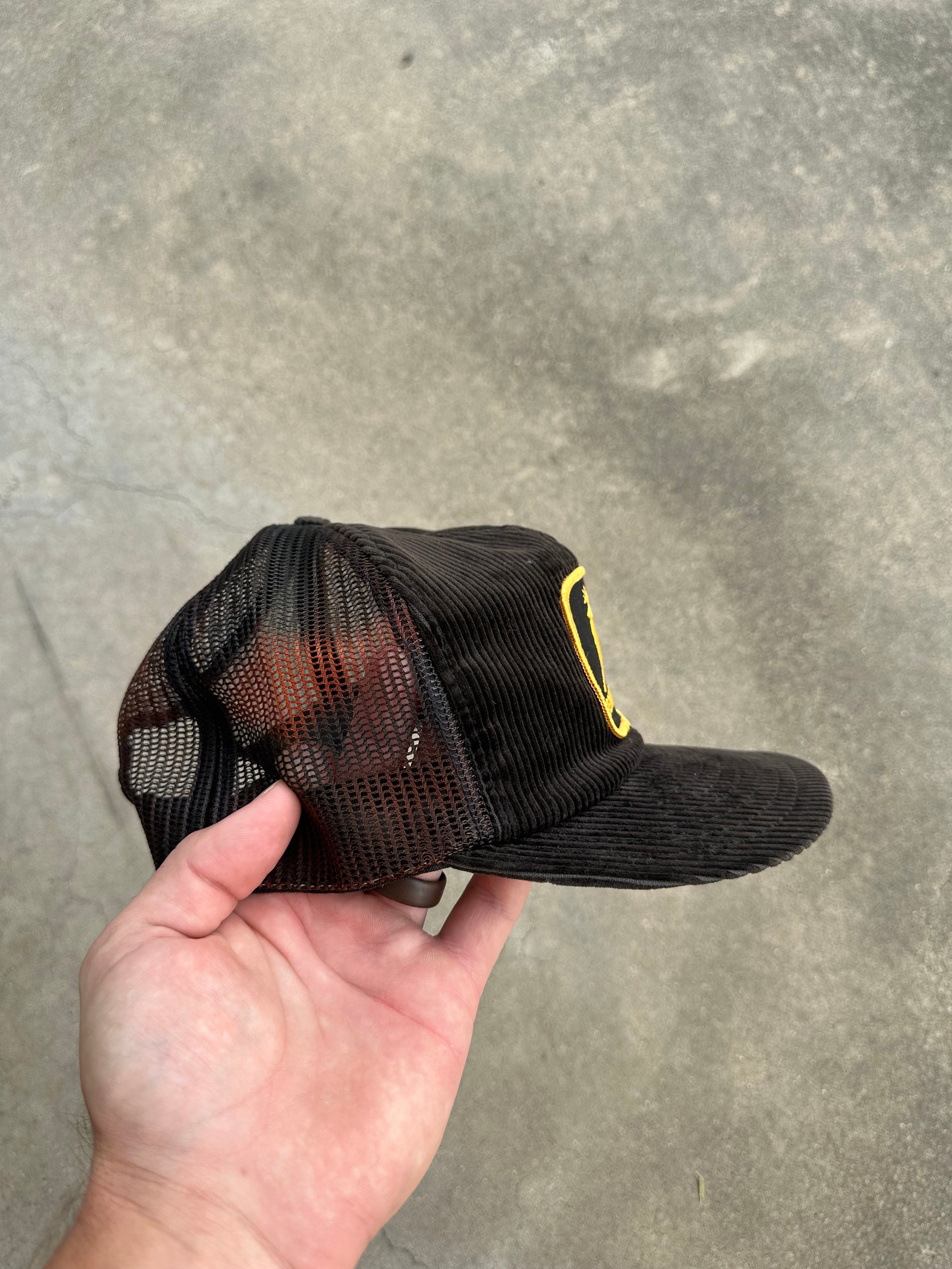 1980s John Deere Corduroy Mesh Trucker Hat