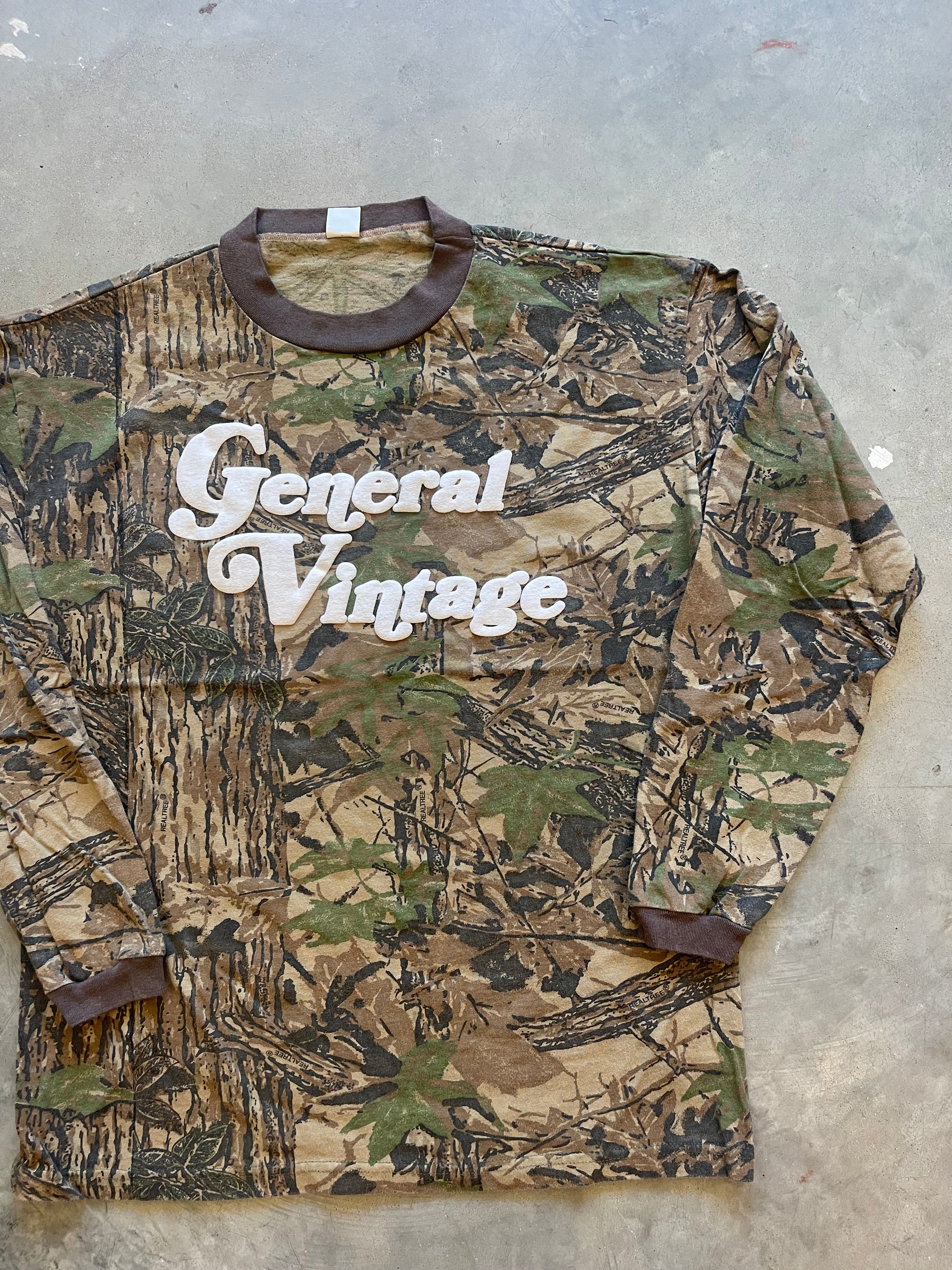 General Vintage Camo Puff Print Shirt (M)