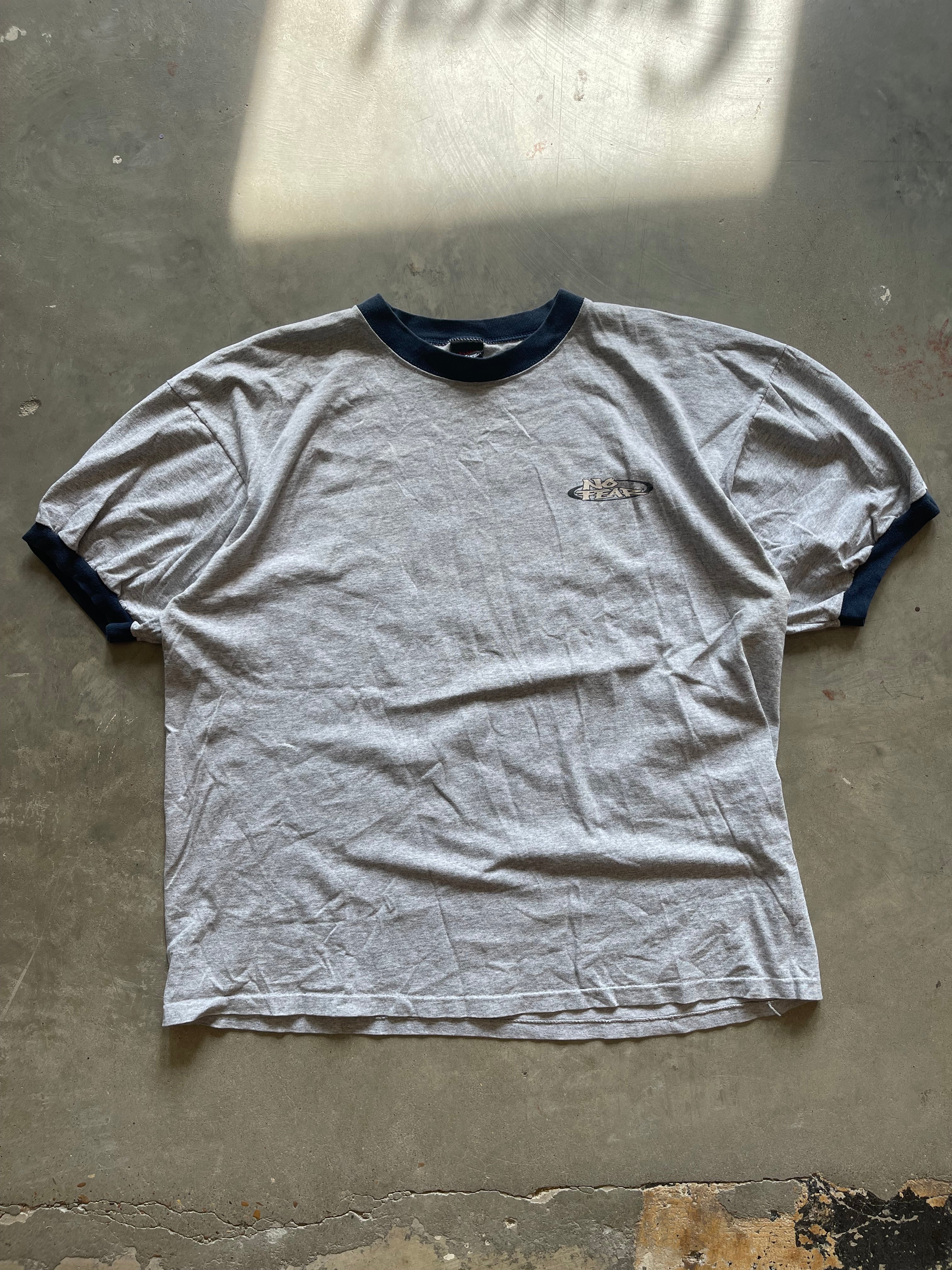 Vintage No Fear Ringer T-Shirt (XL)