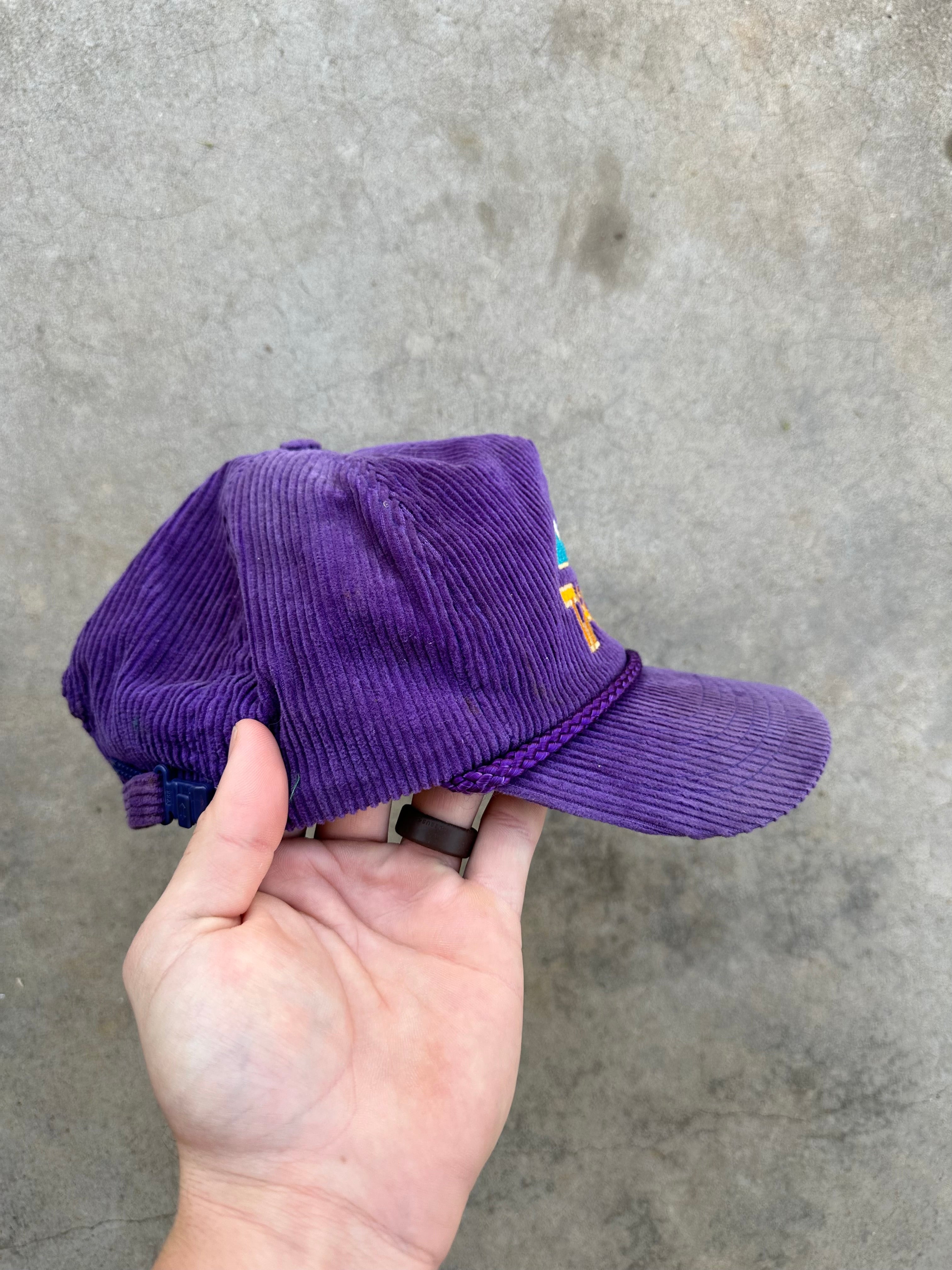 1980s Taos Corduroy Rope Hat