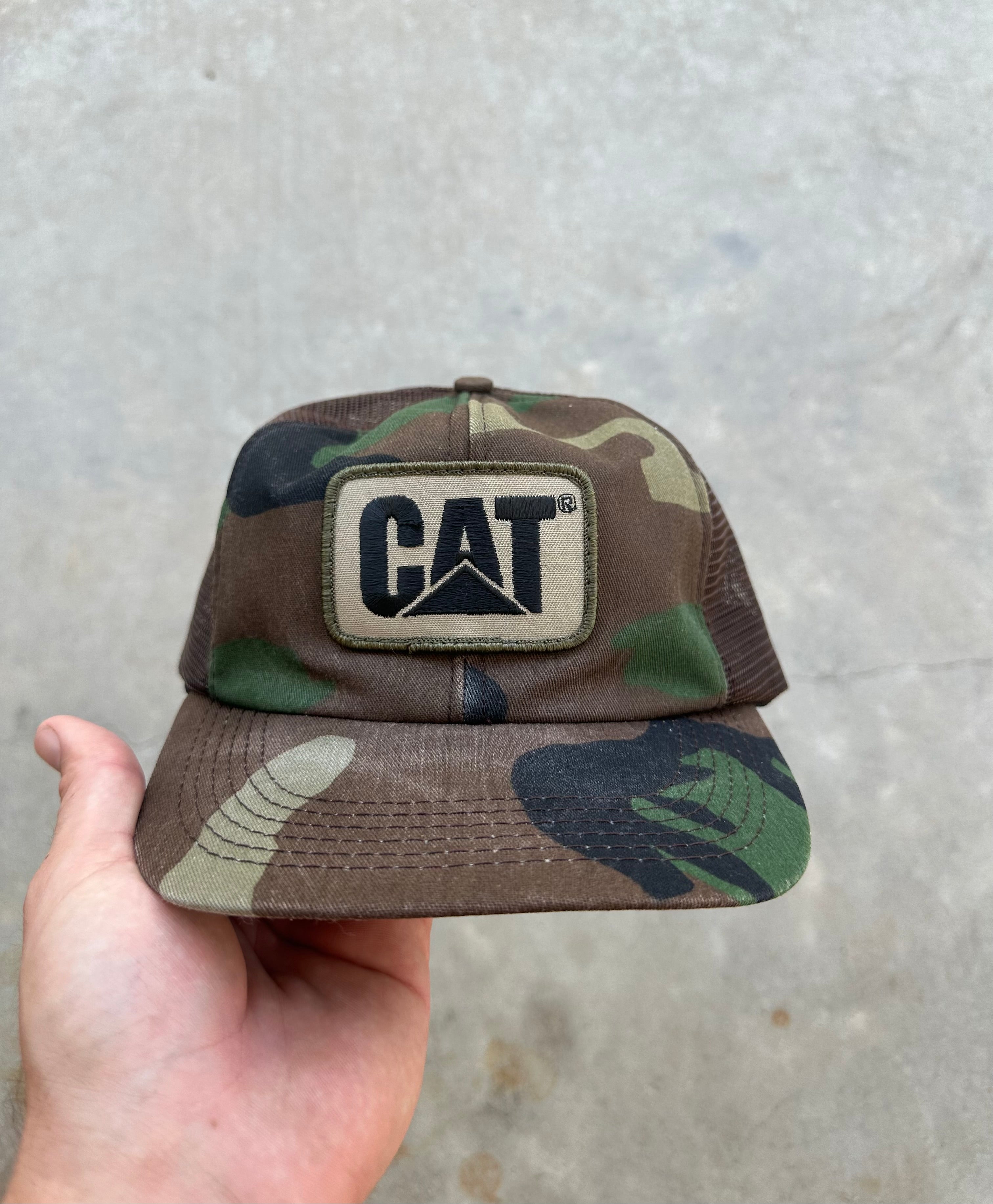 Vintage Camo “CAT” SnapBack Hat