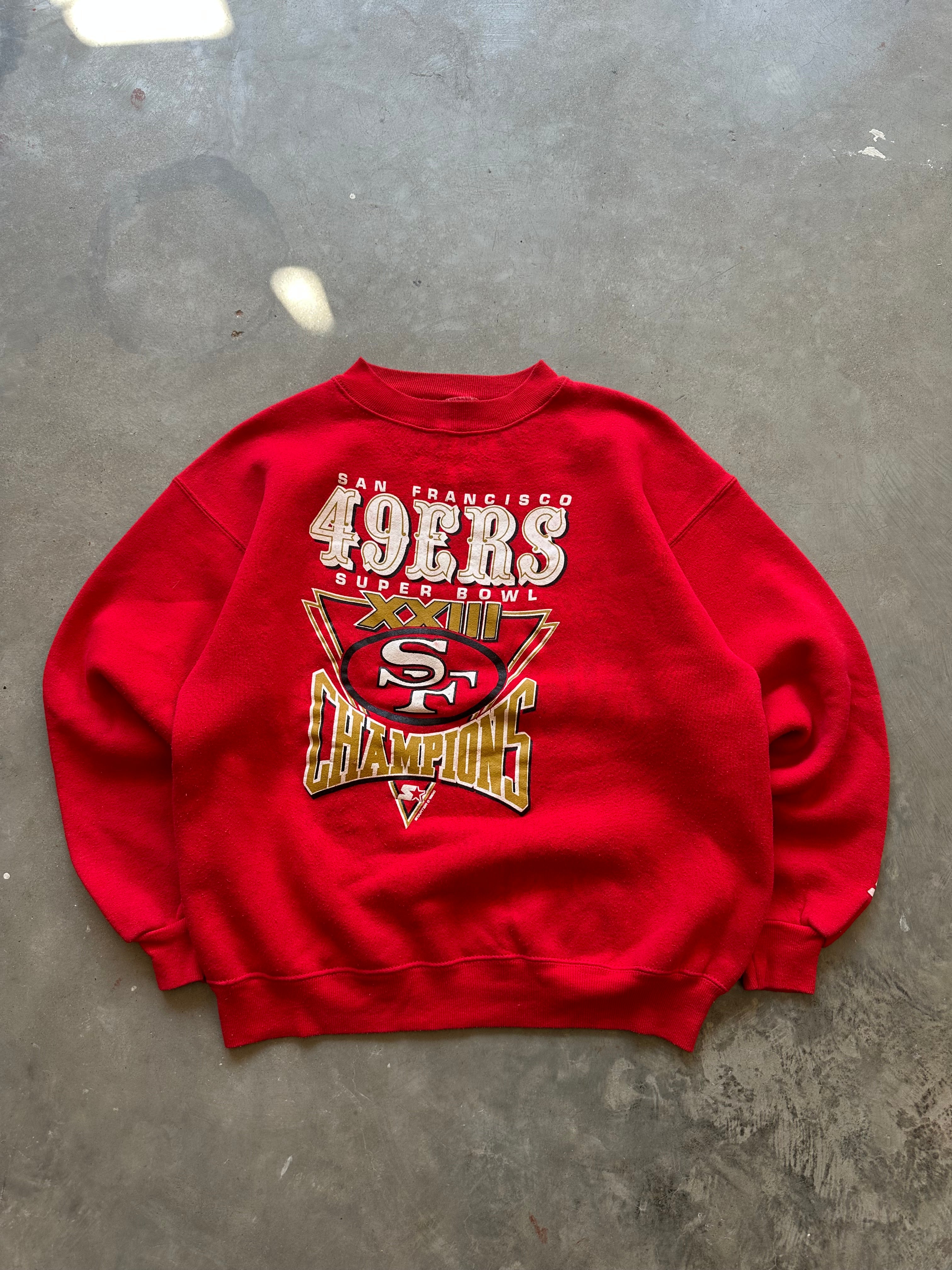 1986 San Francisco 49ers Super Bowl Crewneck (M)