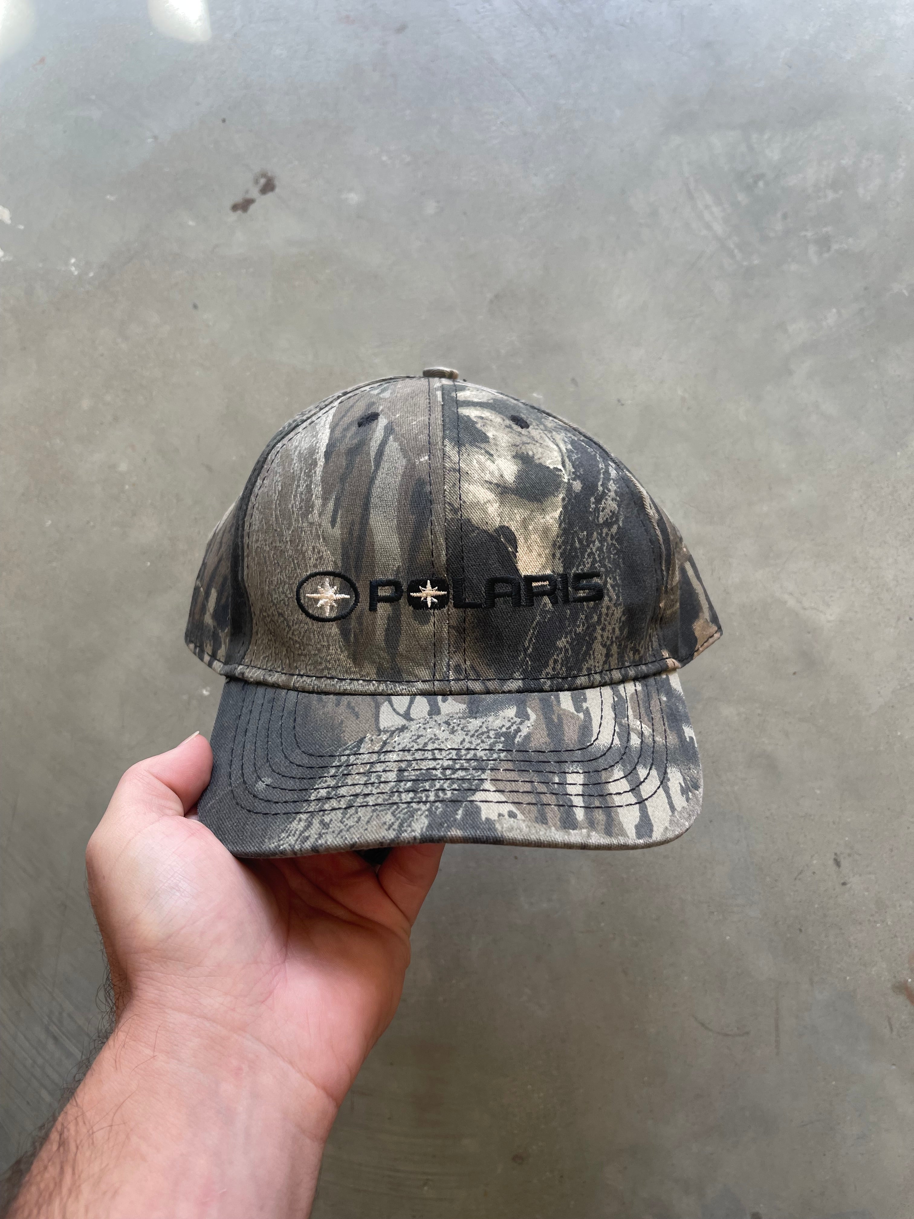 Vintage Mossy Oak Camo Polaris Hat