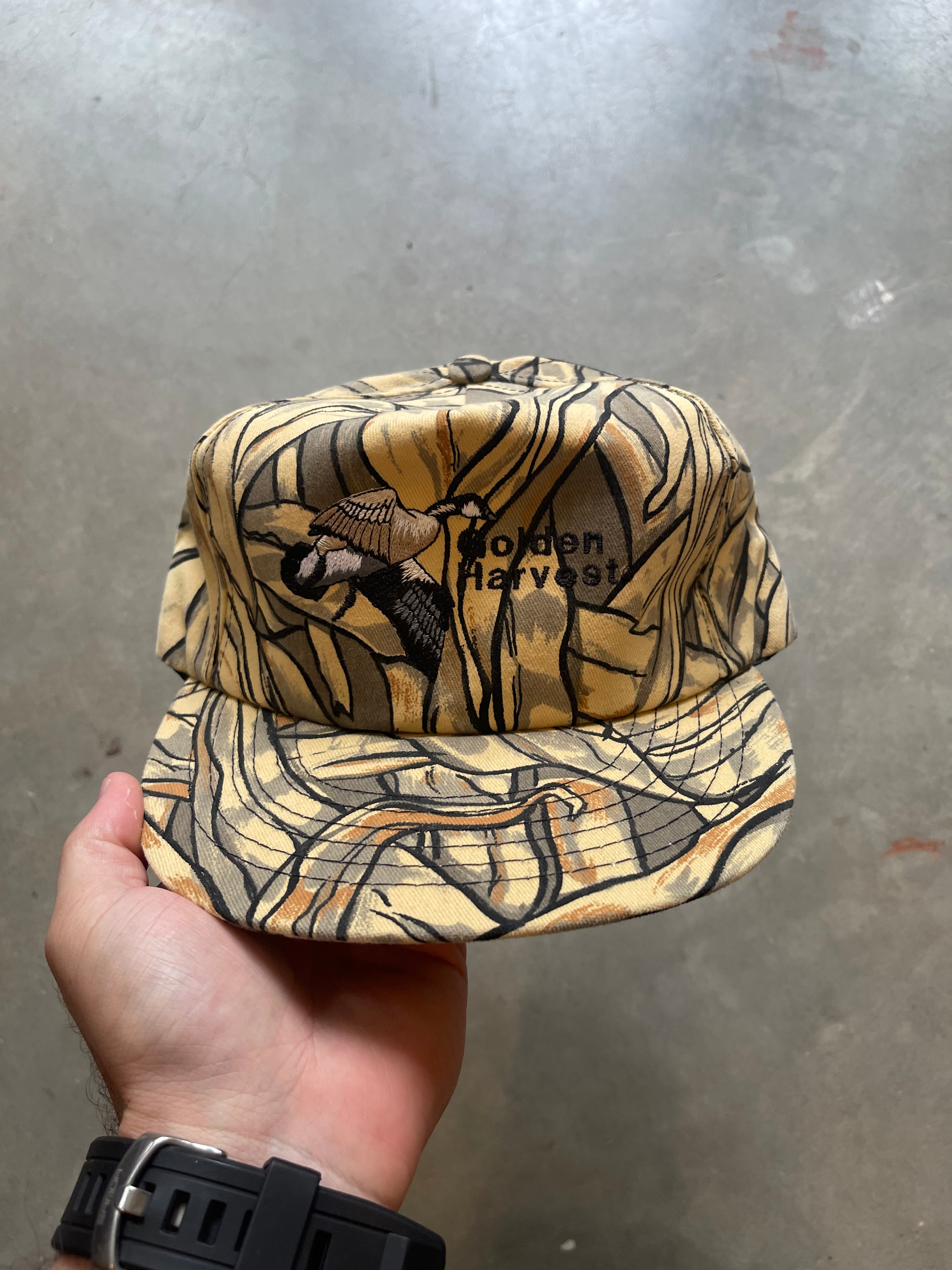 Vintage Canadian Geese Golden Harvest Seed Hat