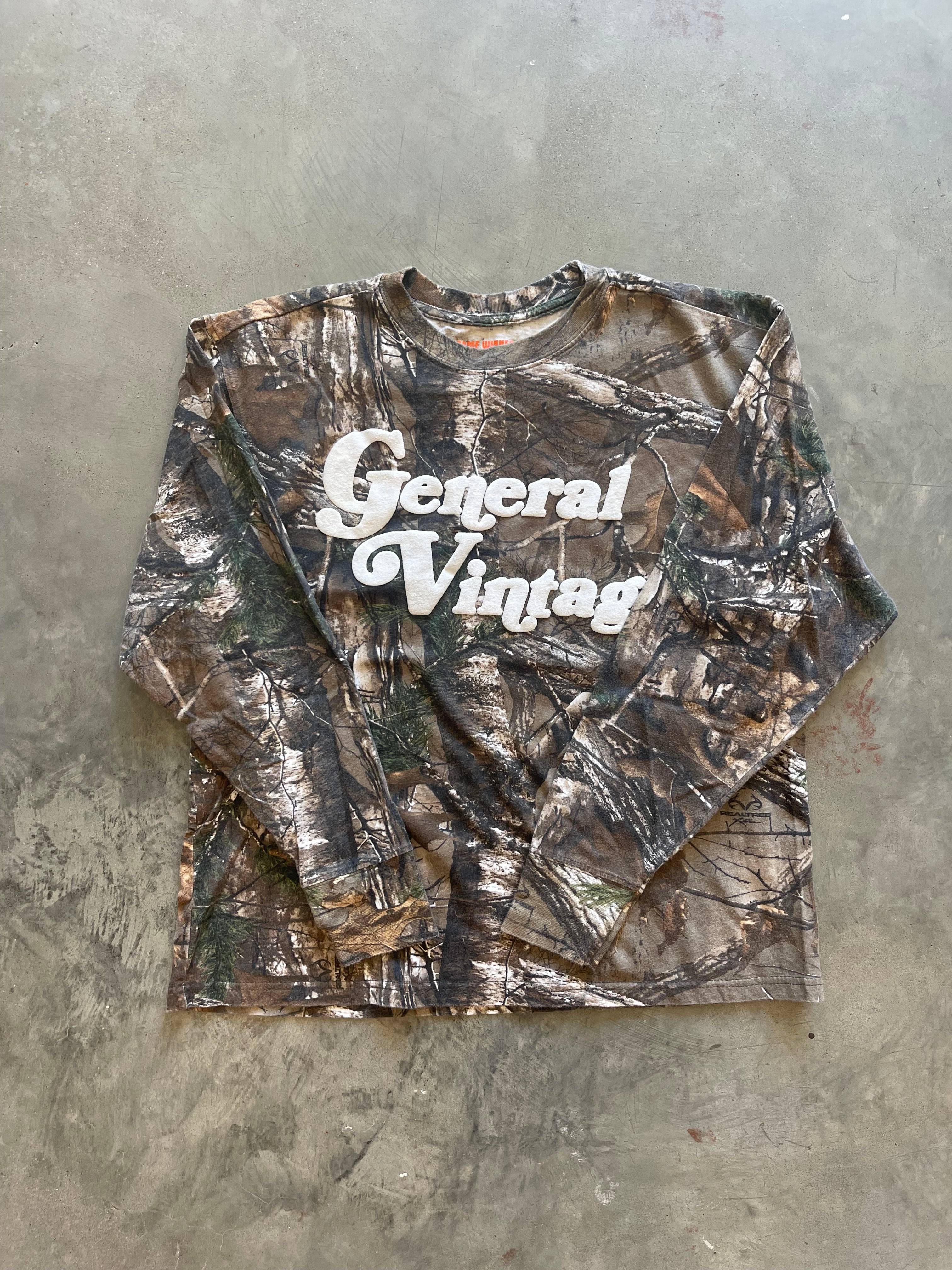 General Vintage Camo Puff Print Shirt (S)