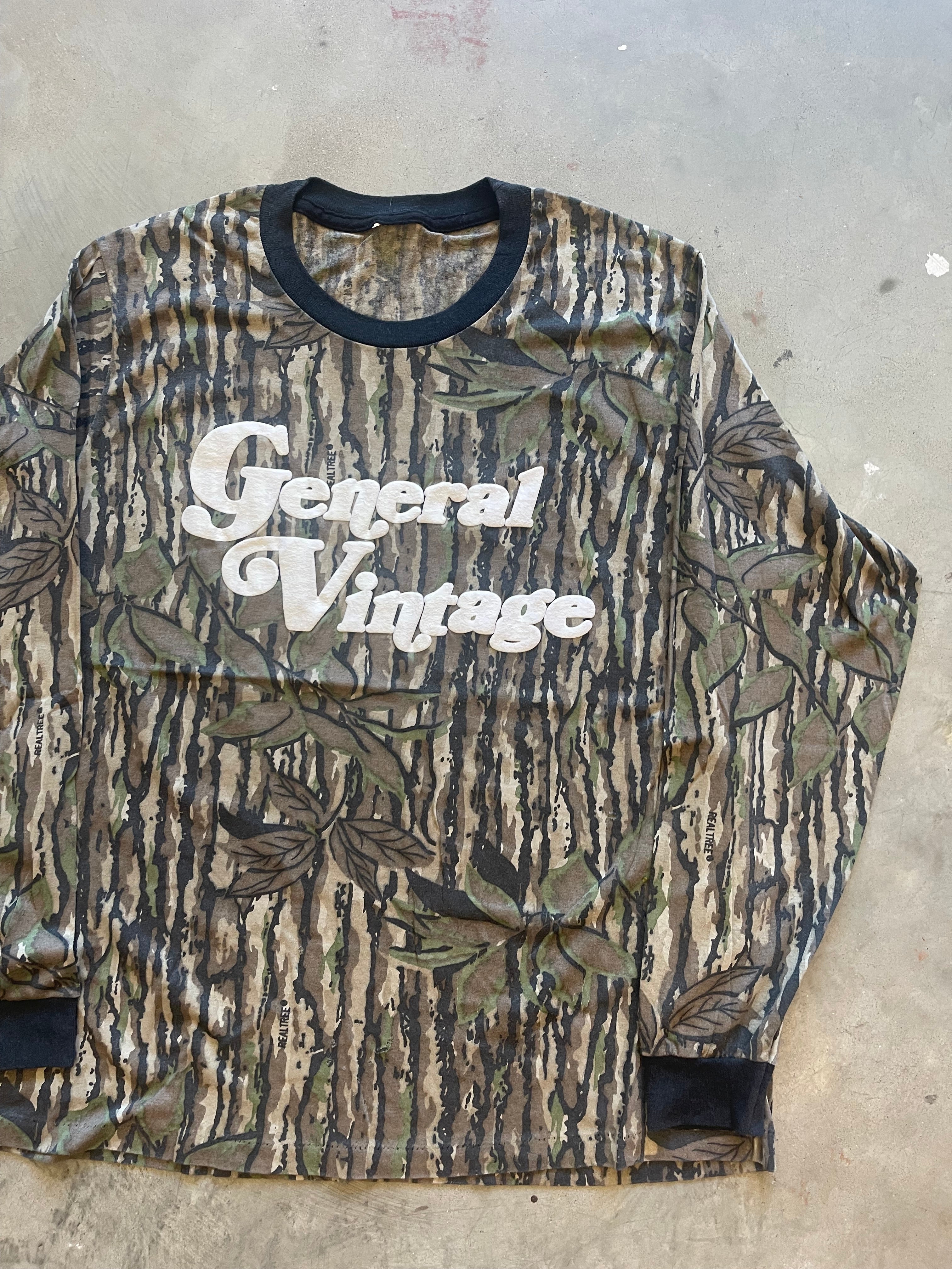 General Vintage Camo Puff Print Shirt (L)
