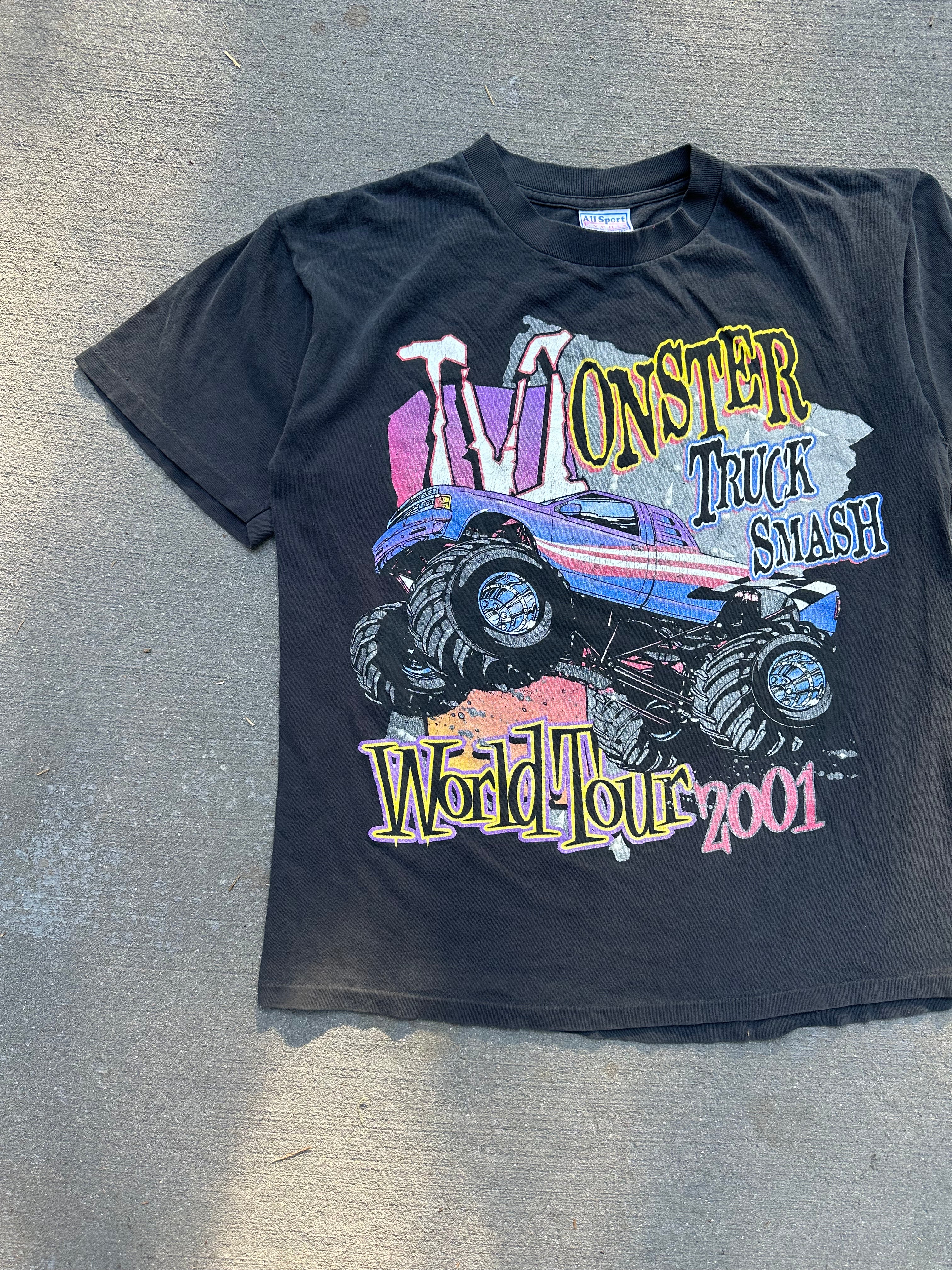 2001 Monster Truck Smash World Tour T-Shirt