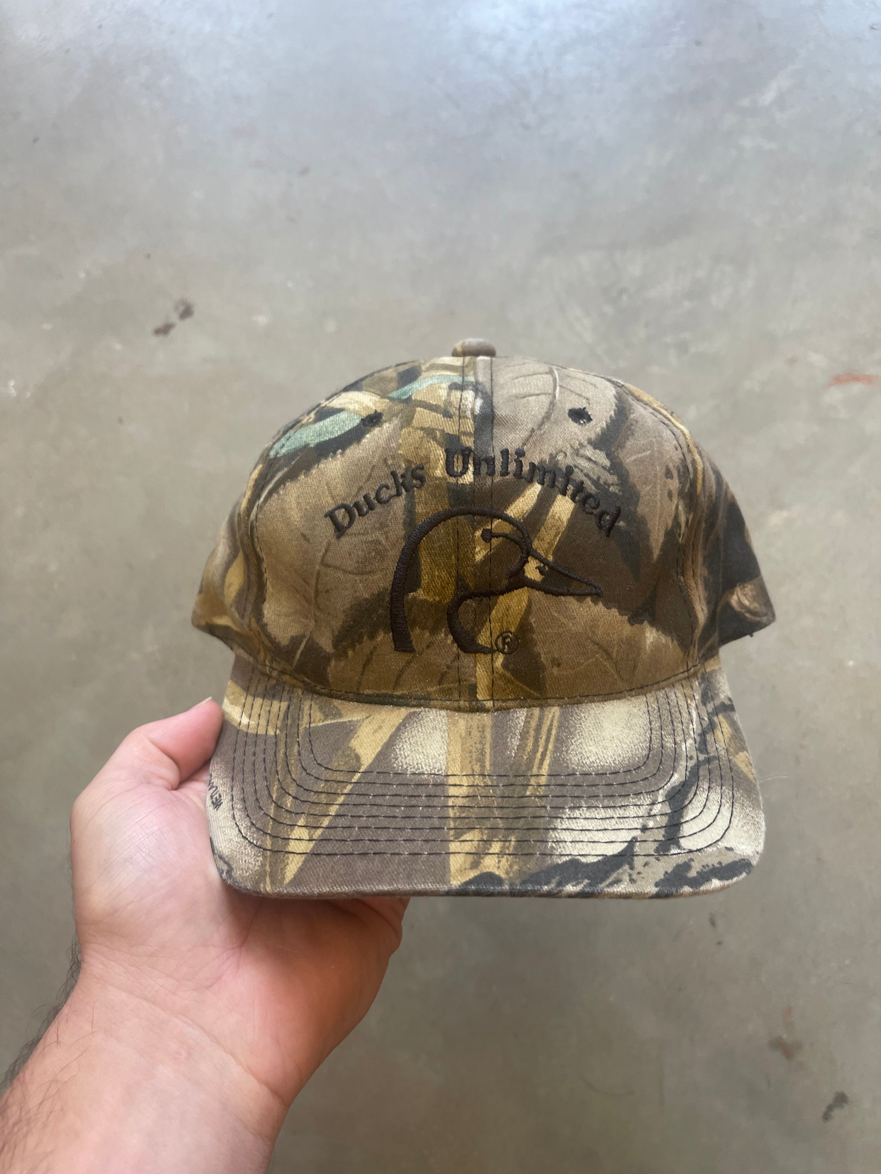 Vintage Ducks Unlimited Camo Hat