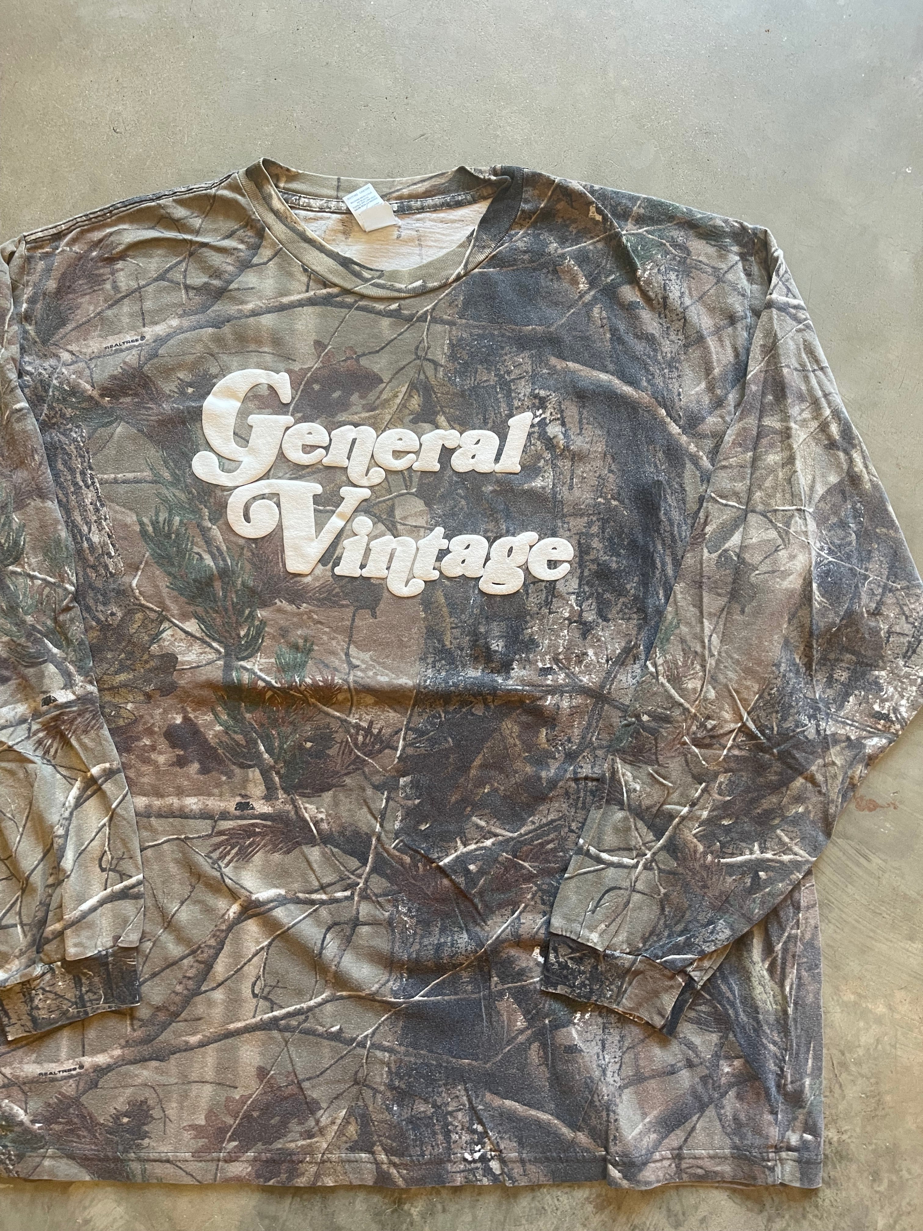 General Vintage Camo Puff Print Shirt (3XL)