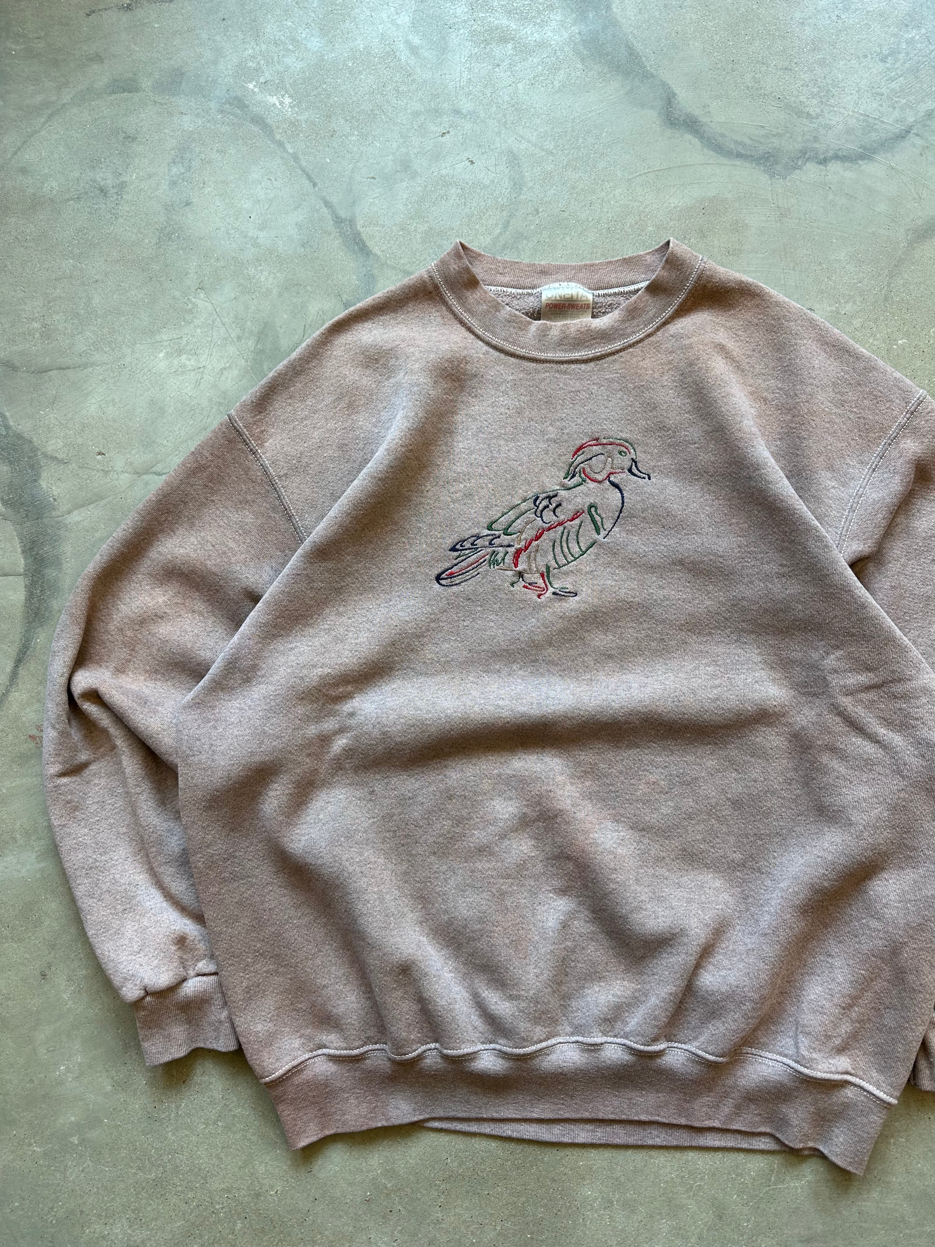 1990s Wood duck Overdyed Crewneck (L/XL)