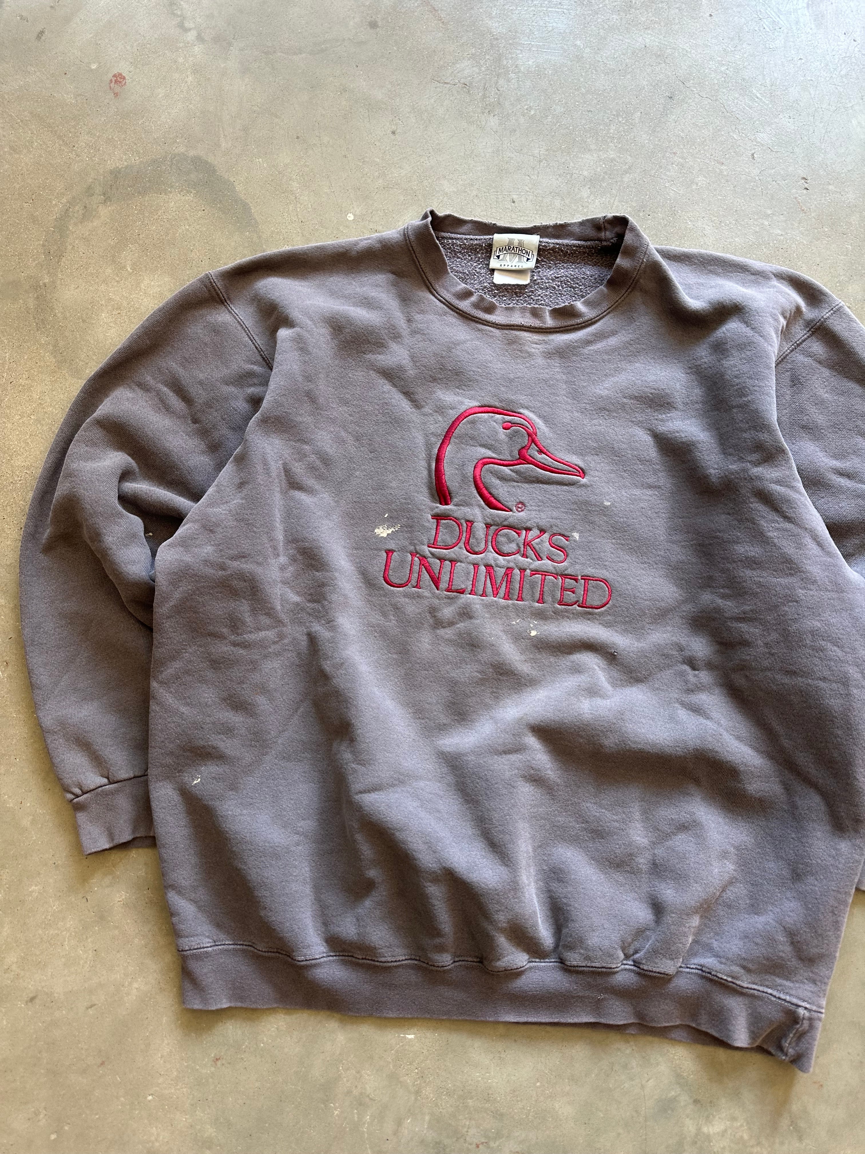 1990s Thrashed Ducks Unlimited Crewneck (L/XL)