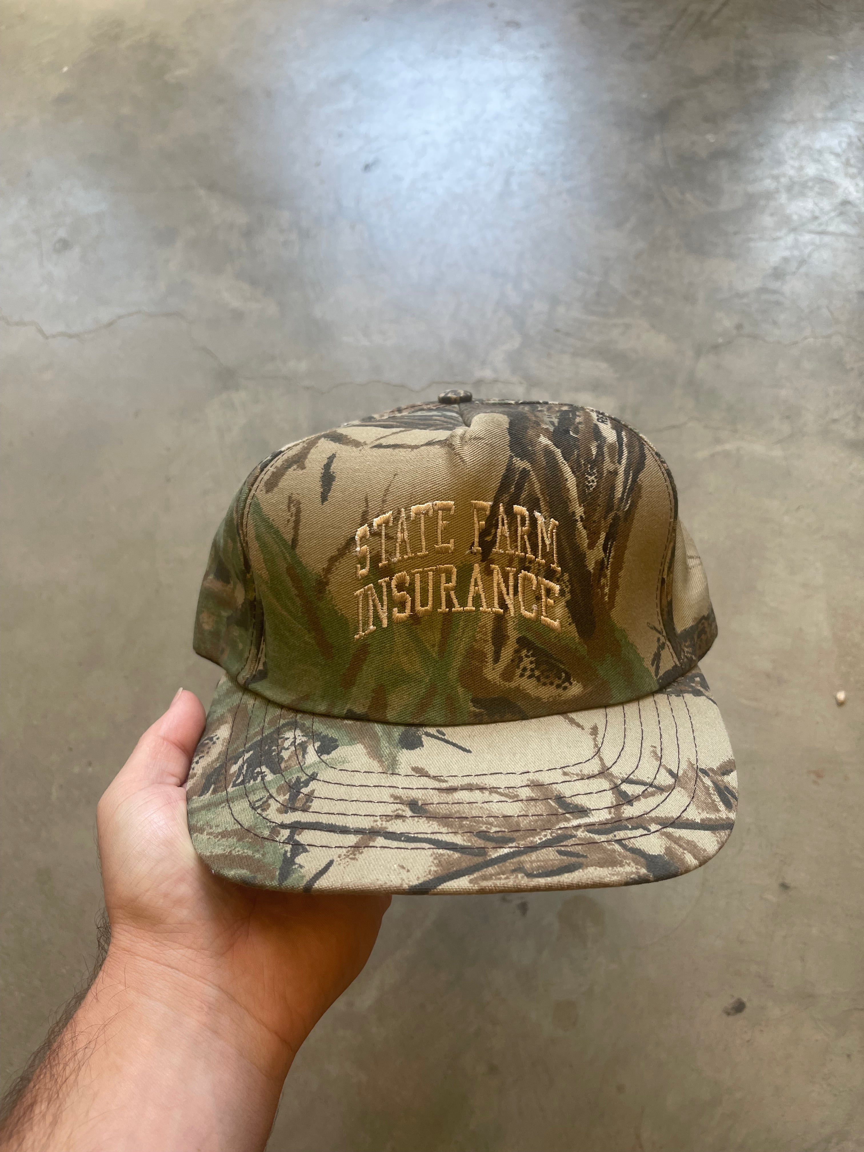 Vintage Realtree Camo State Farm Insurance Hat