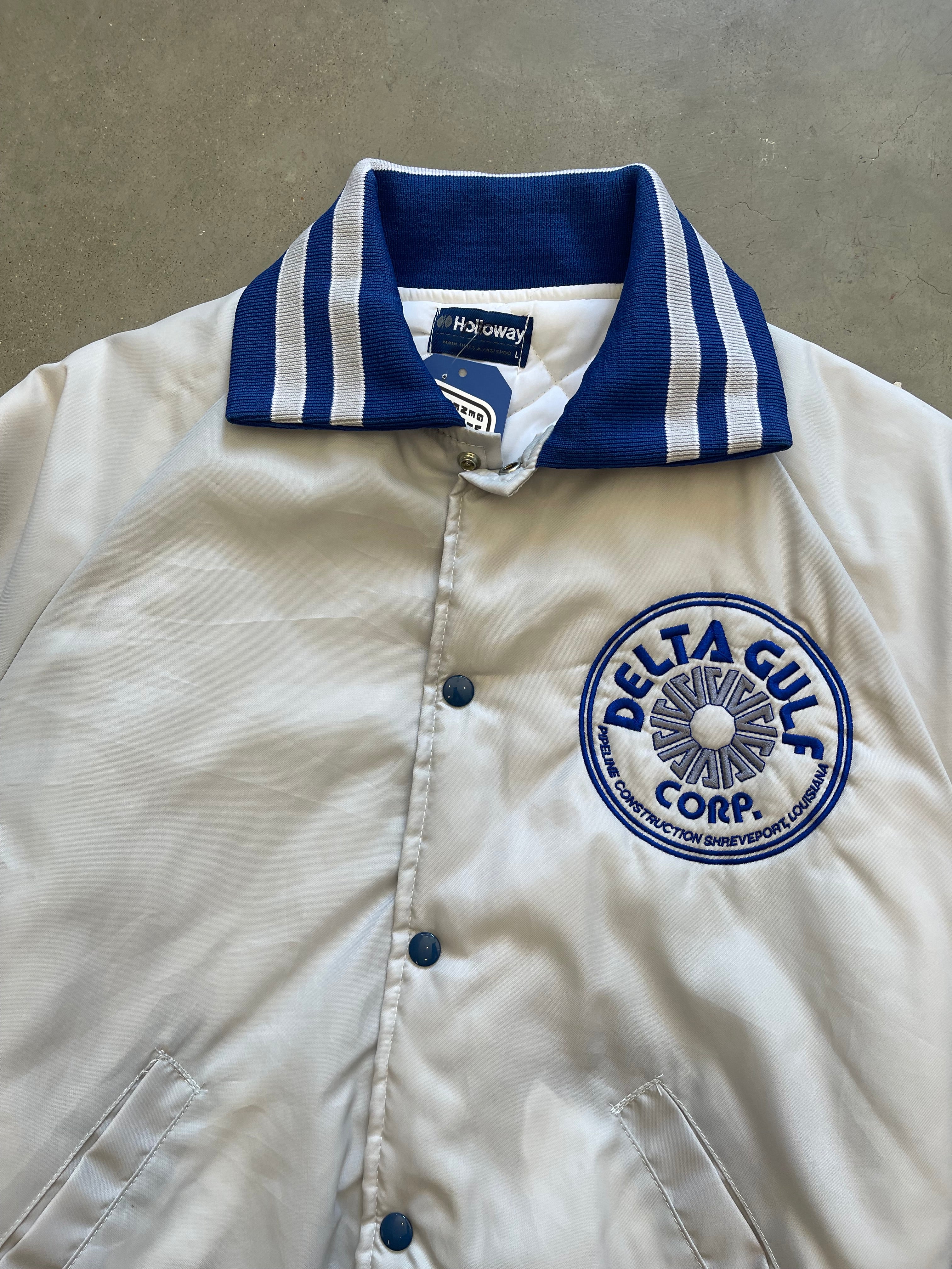 Vintage Delta Gulf Corp Bomber Jacket (L)