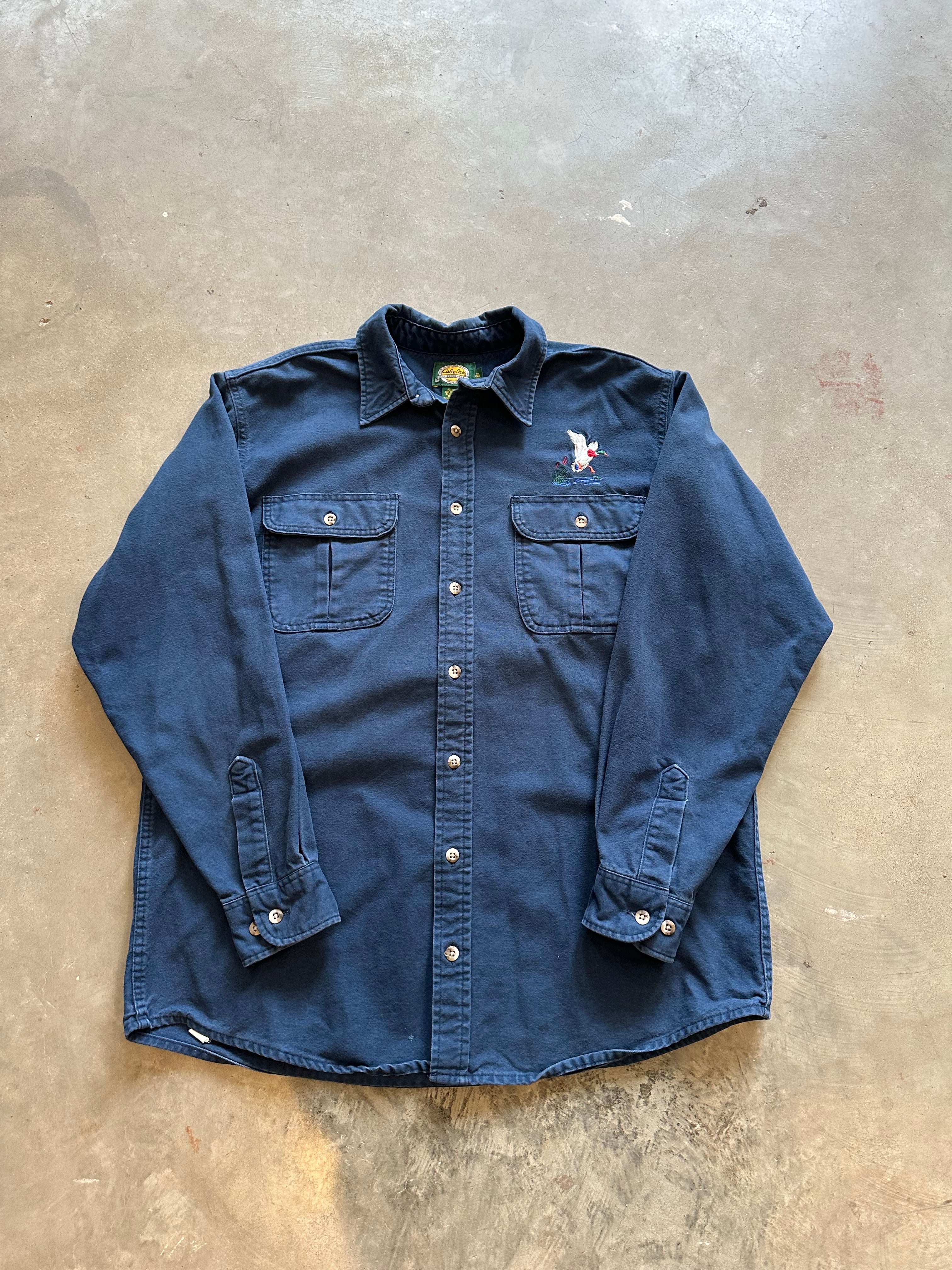 Vintage Cabela’s Mallard Button-Up Shirt (XL-Tall)