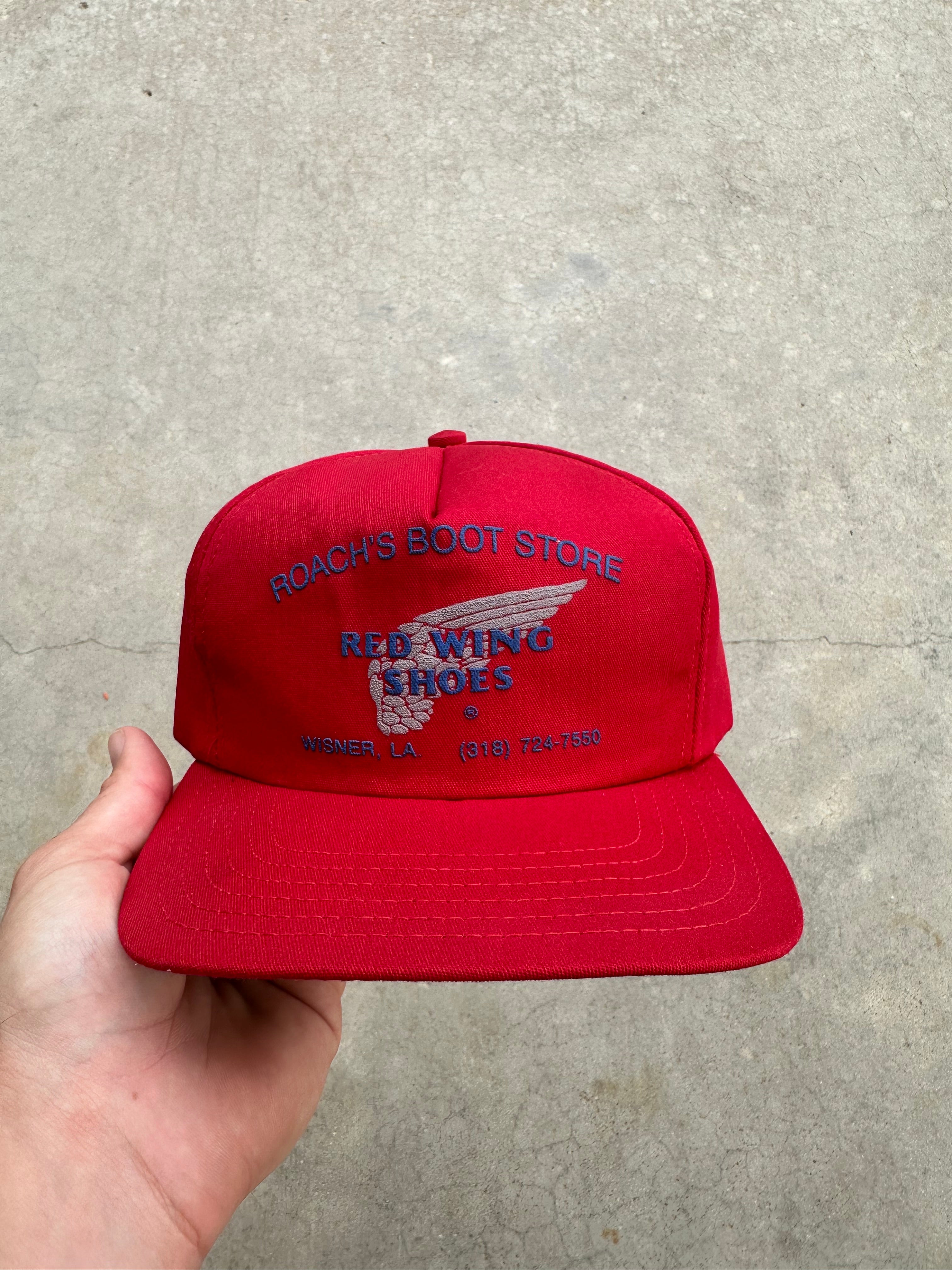 1980s Red Wing Shoes Boot Store Trucker Hat