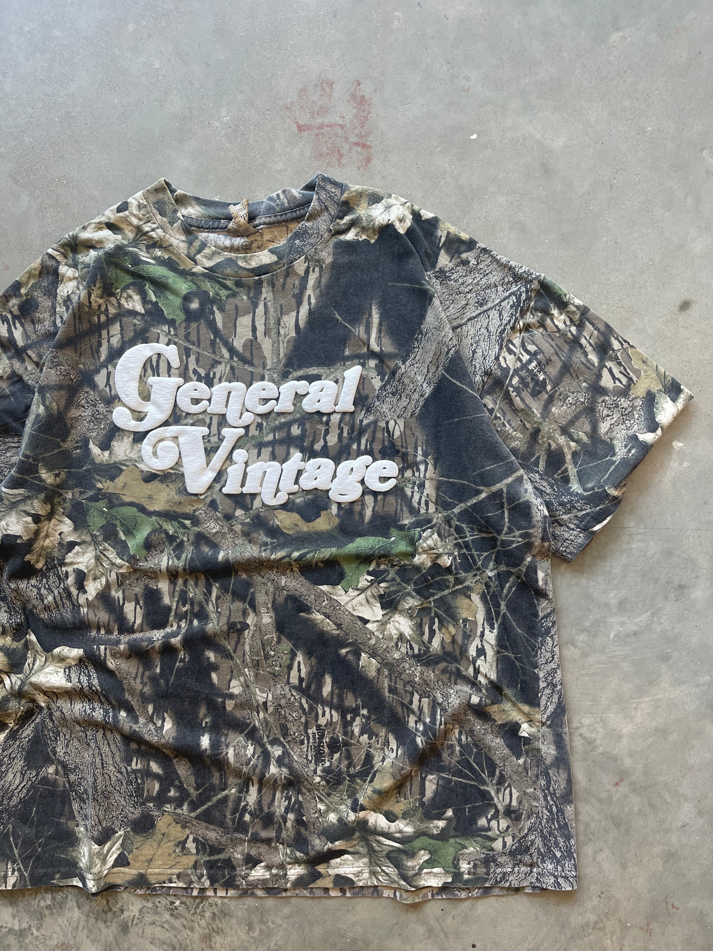 General Vintage Camo Puff Print Shirt (XL)