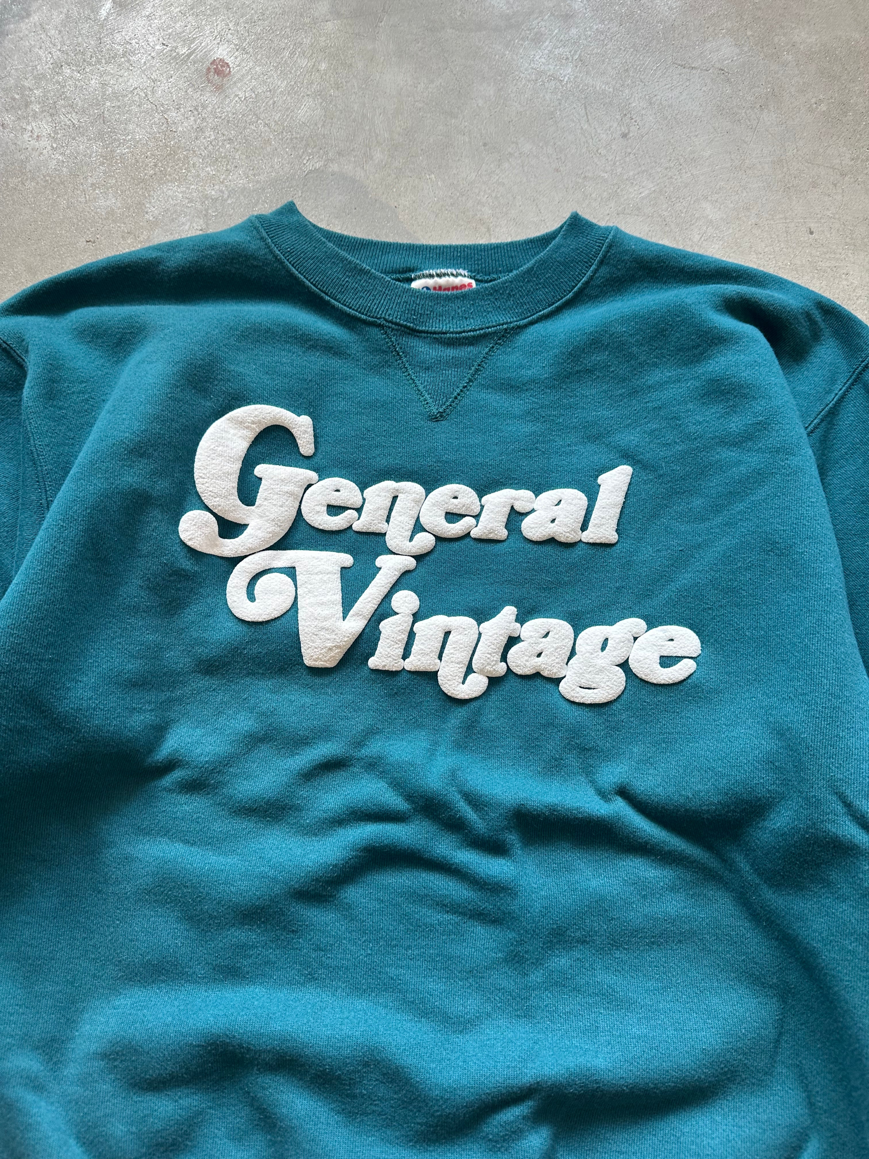 General Vintage Puff Print Crewneck (M)