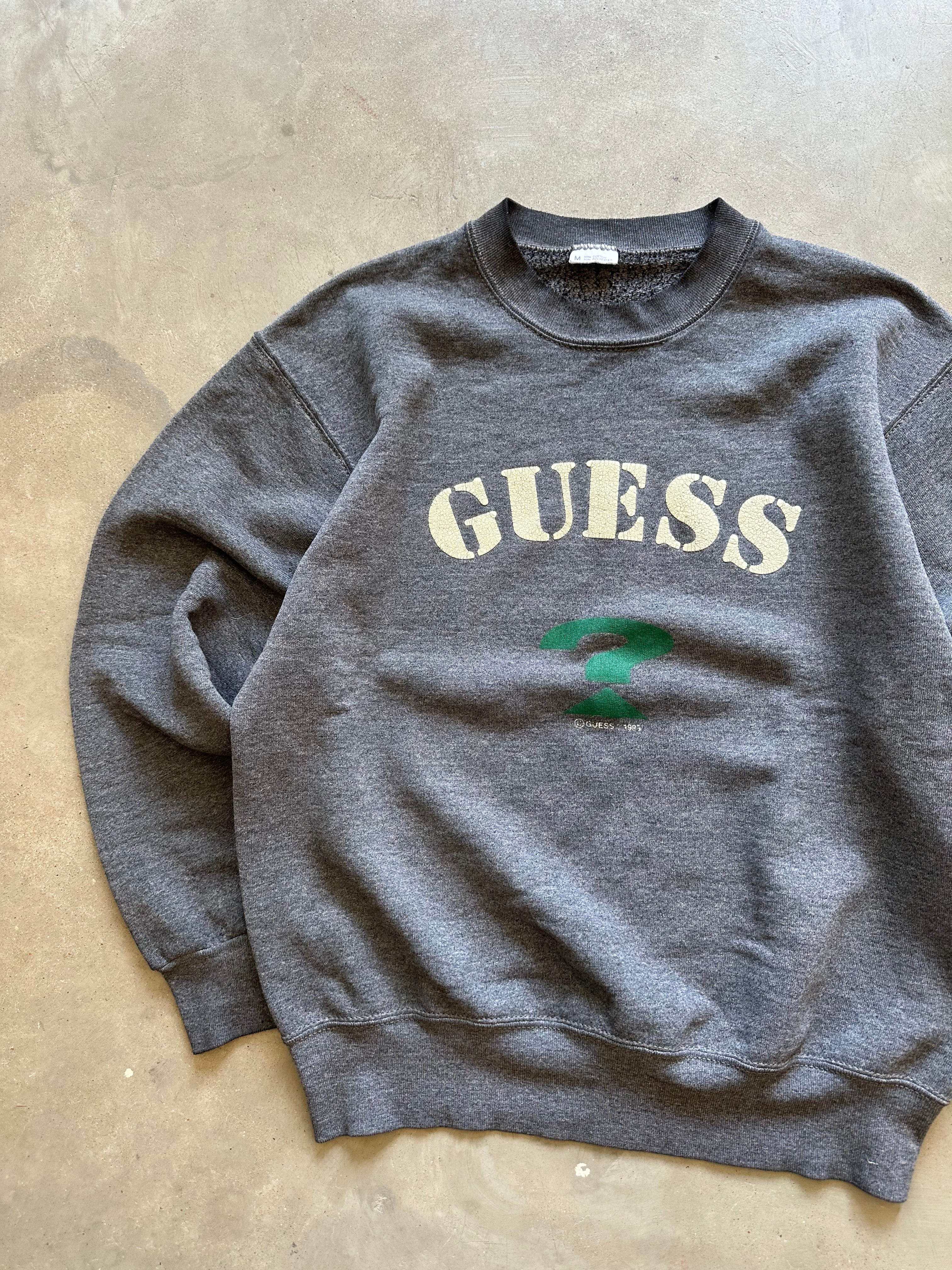 1990s Faded Guess Crewneck (M)