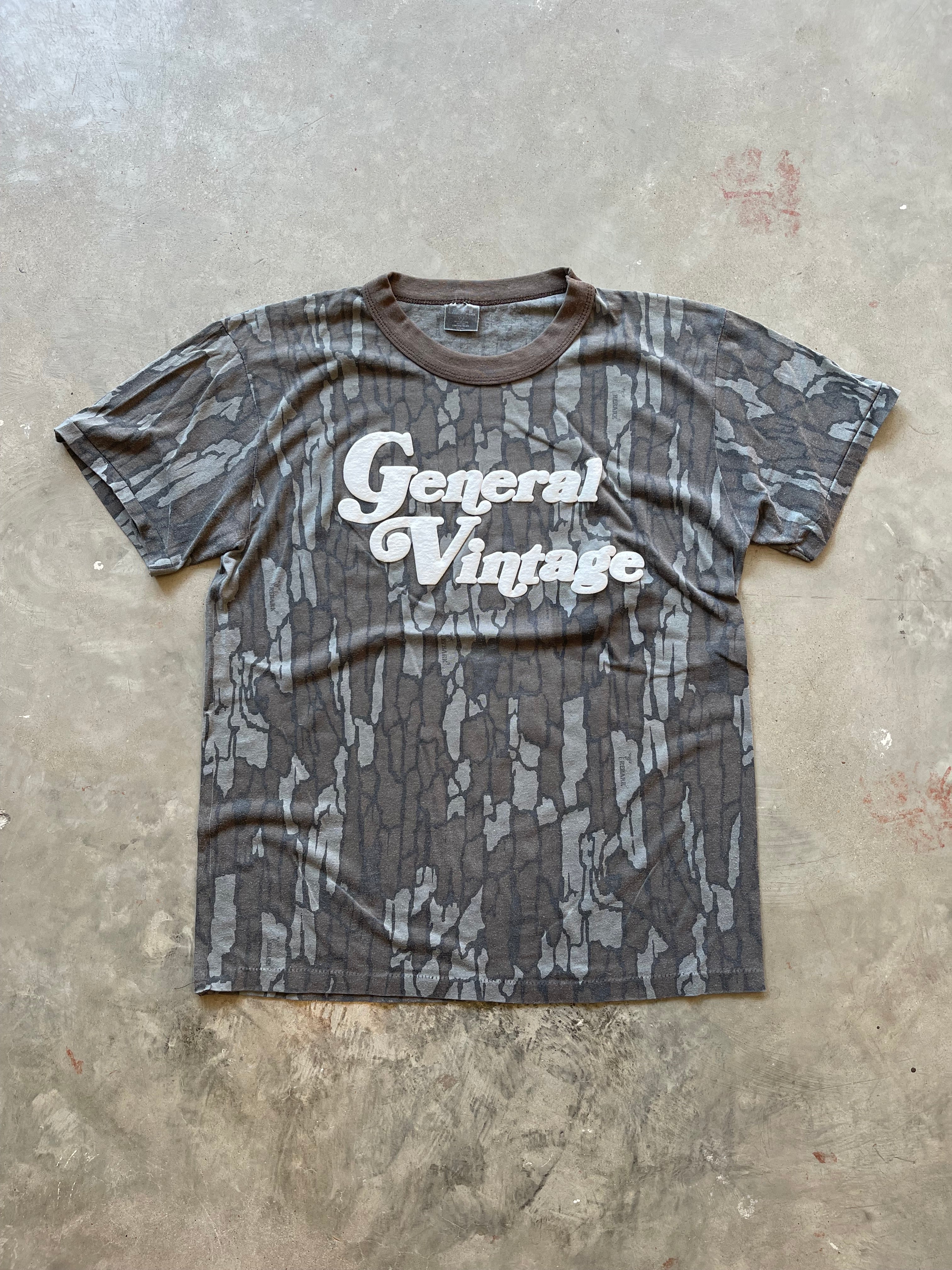 General Vintage Camo Puff Print Shirt (L)