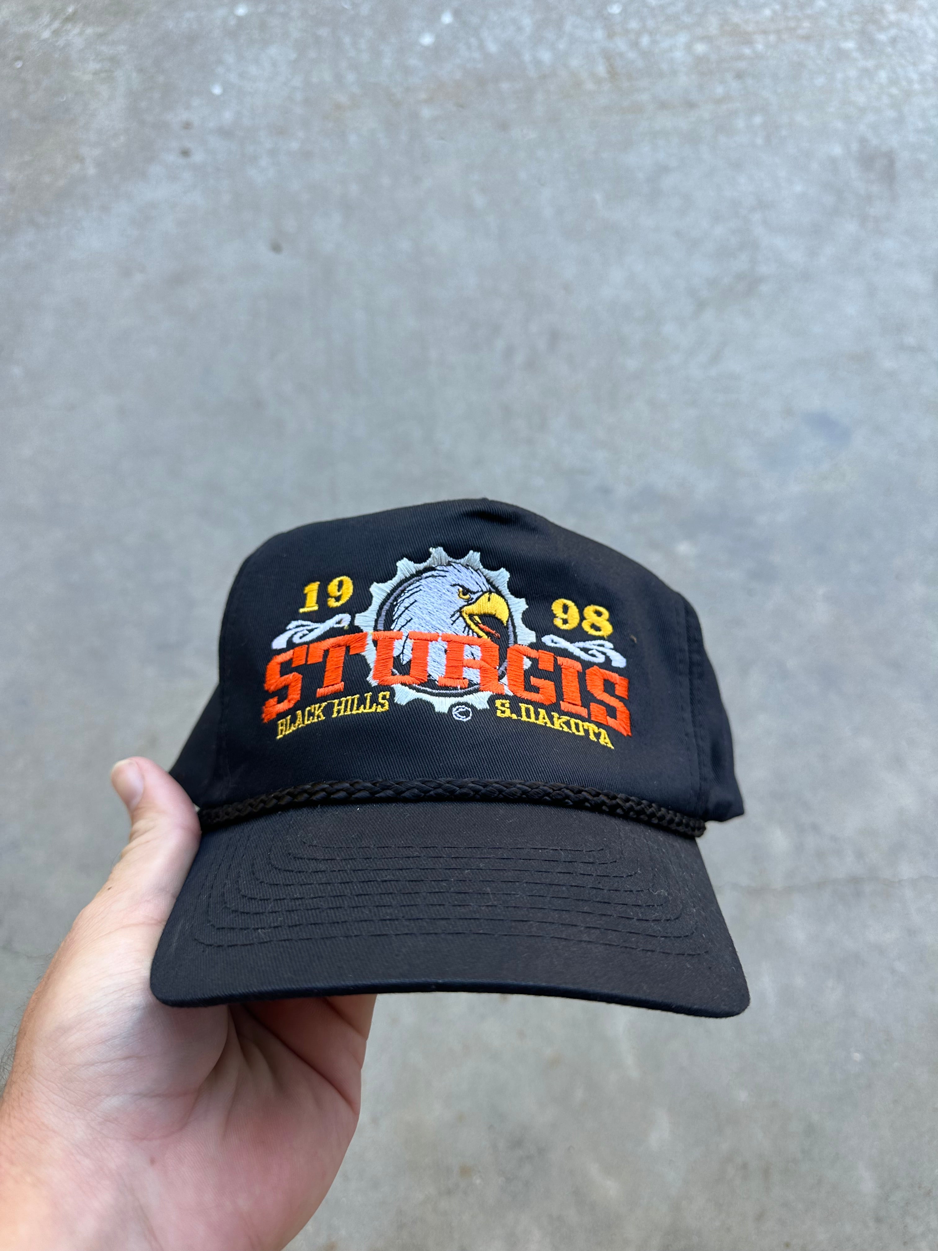 1998 Sturgis Black Hills Rope Hat