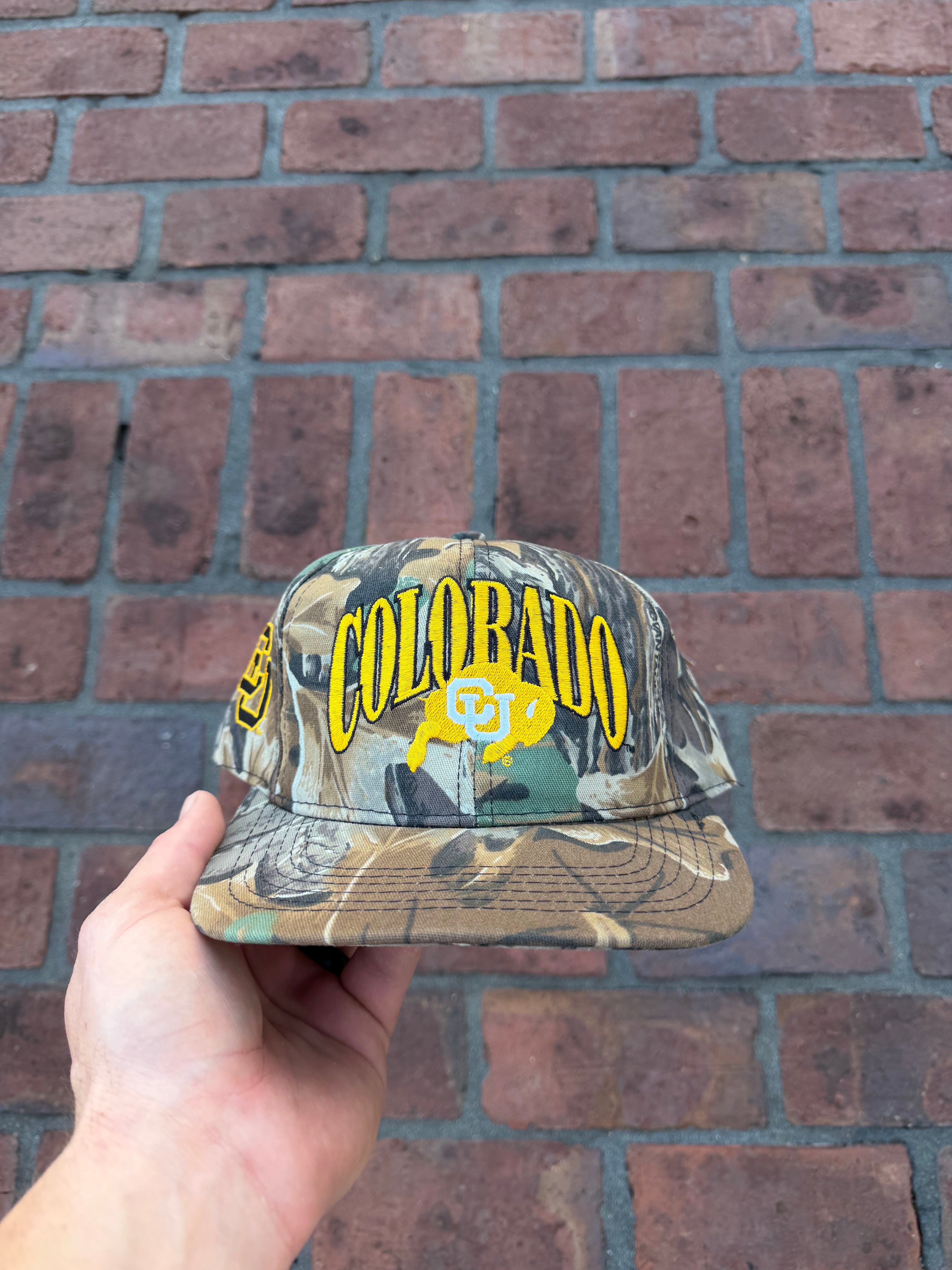 1990s Colorado Buffalos Realtree Camo Hat