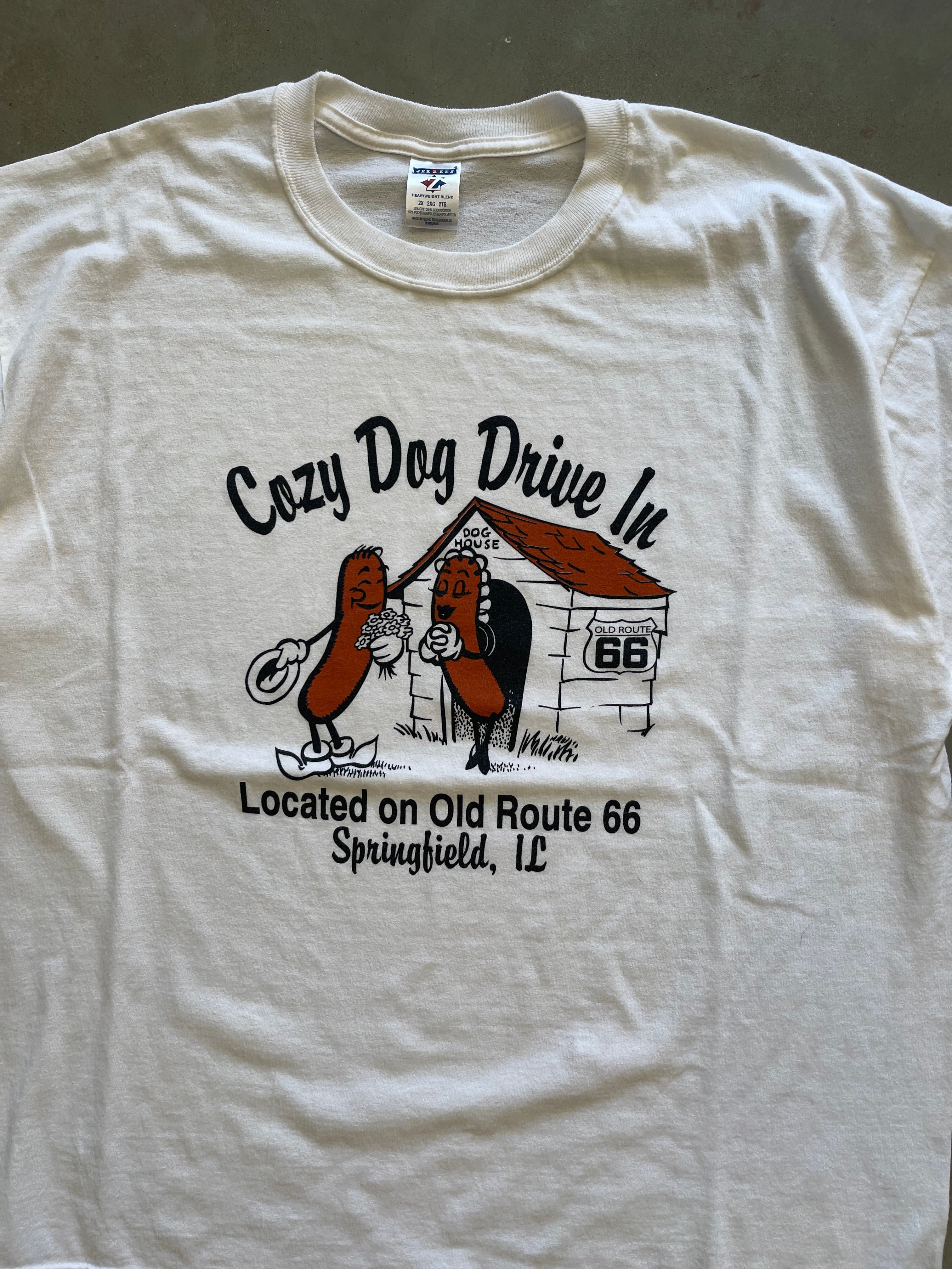 Vintage Cozy Dog Drive In T-Shirt (2XL)