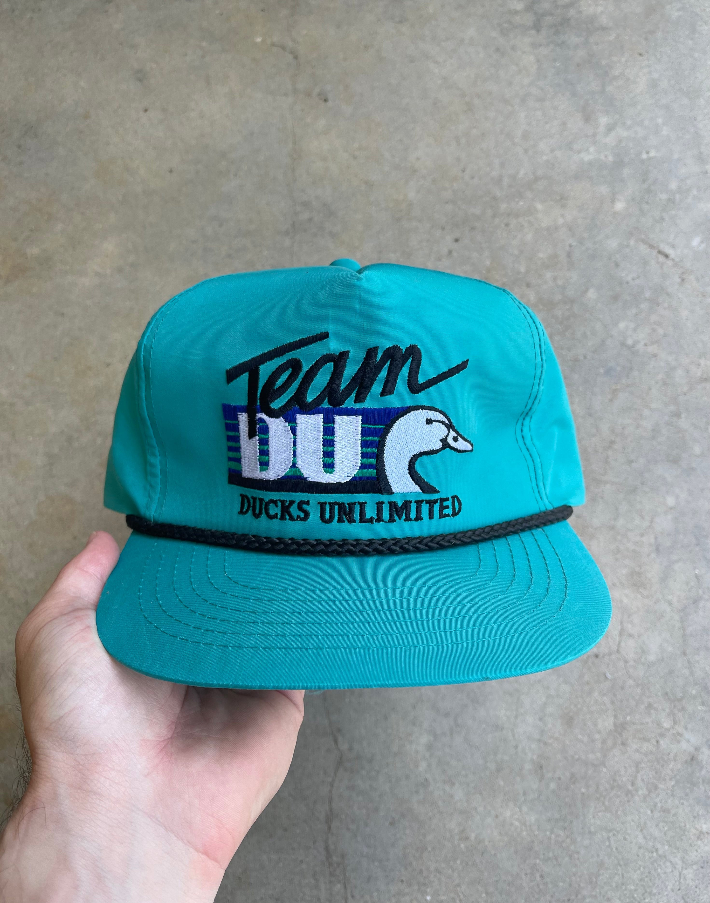 1990s Team Ducks Unlimited Rope Hat