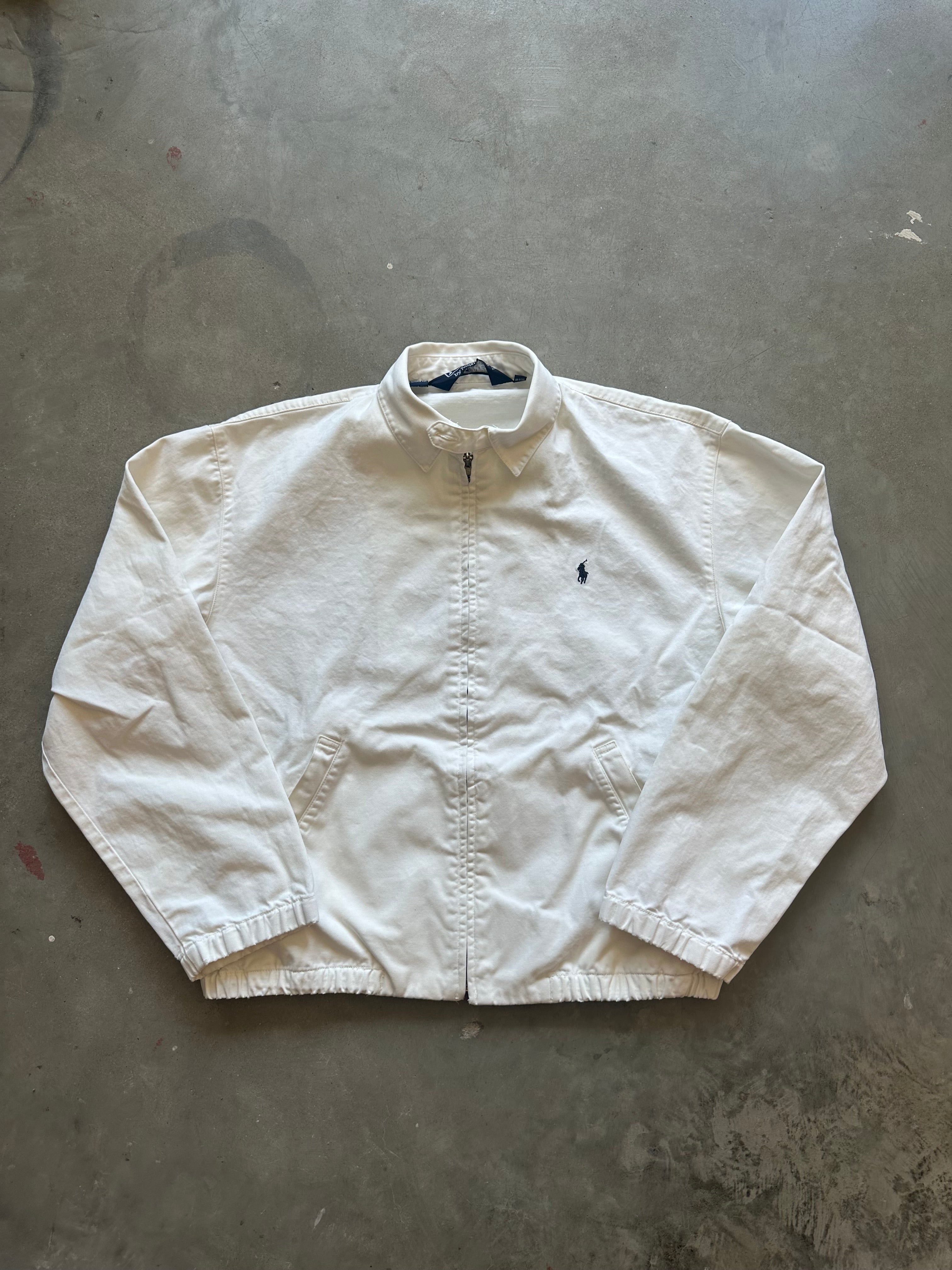 1990s Distressed Polo Harrington Jacket (M)