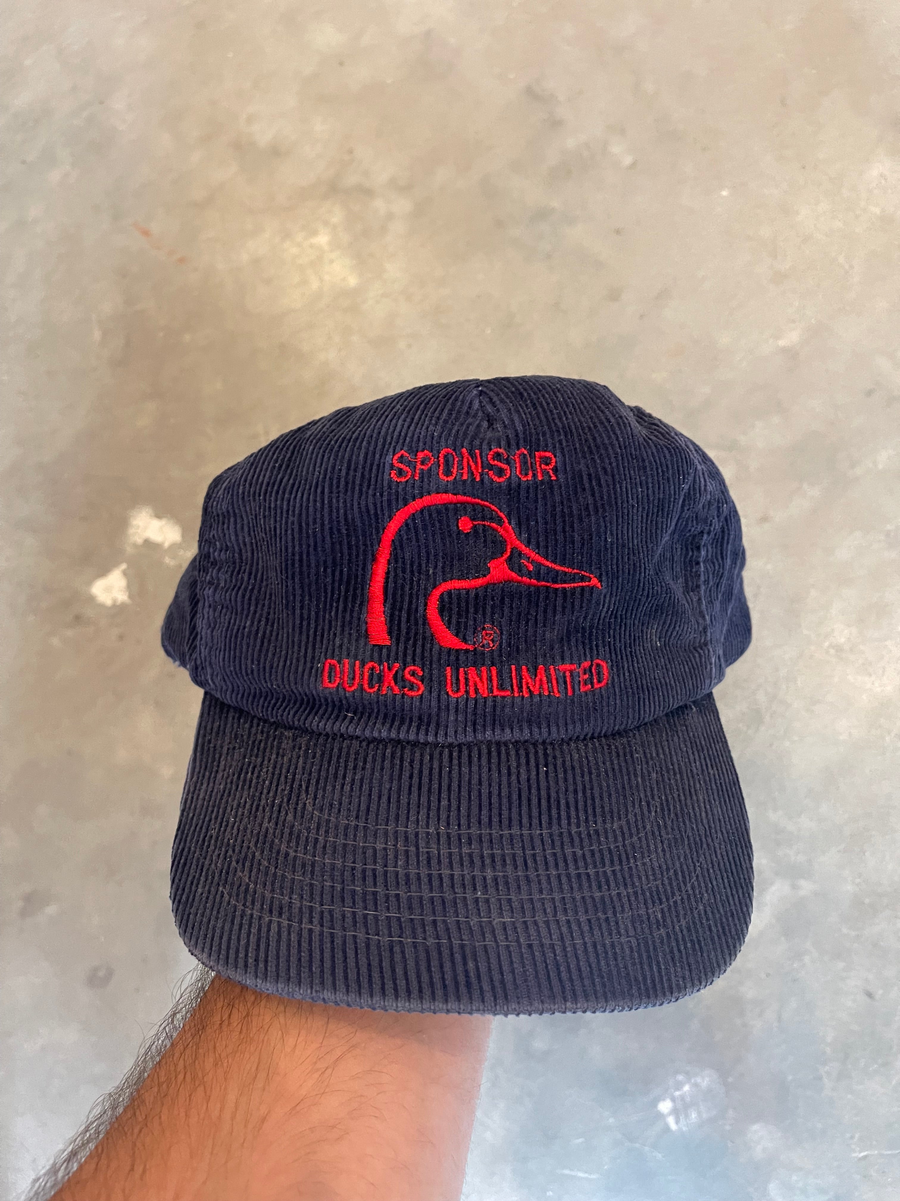 Vintage Ducks Unlimited Sponsor Corduroy Hat