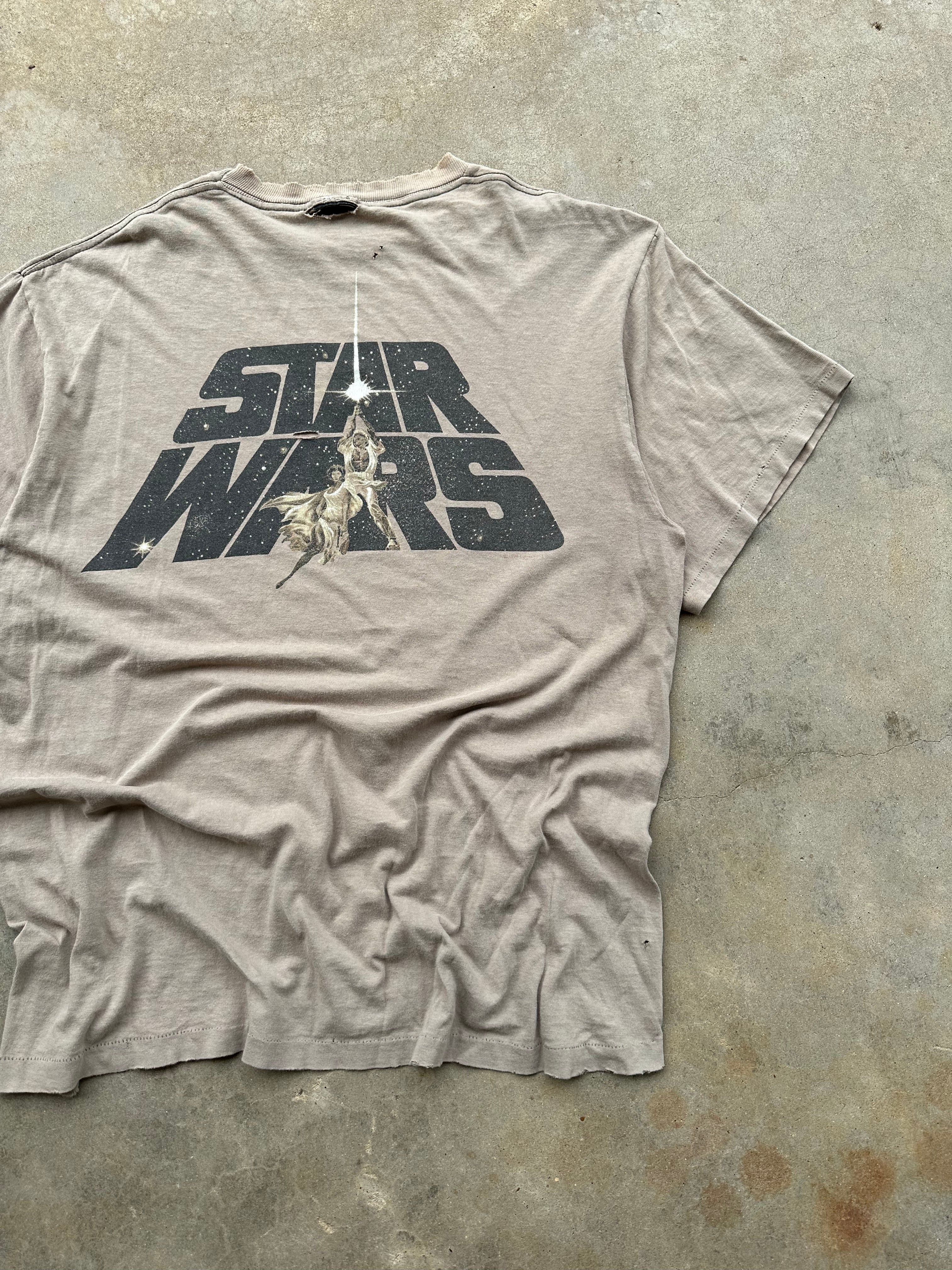 1990s Thrashed Star Wars Rebel Wear T-Shirt (XL)