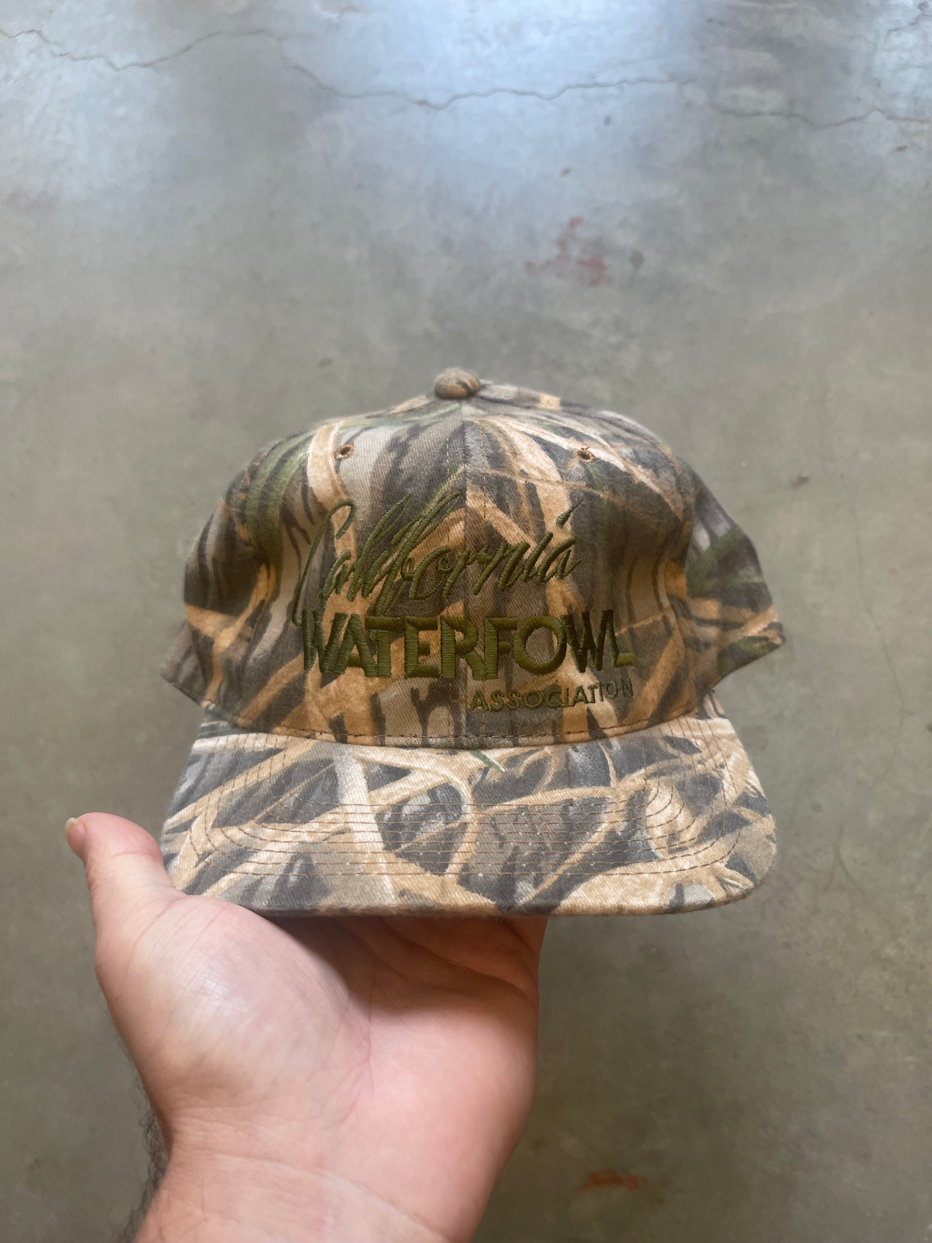 Vintage Camo California Waterfowl Association Hat