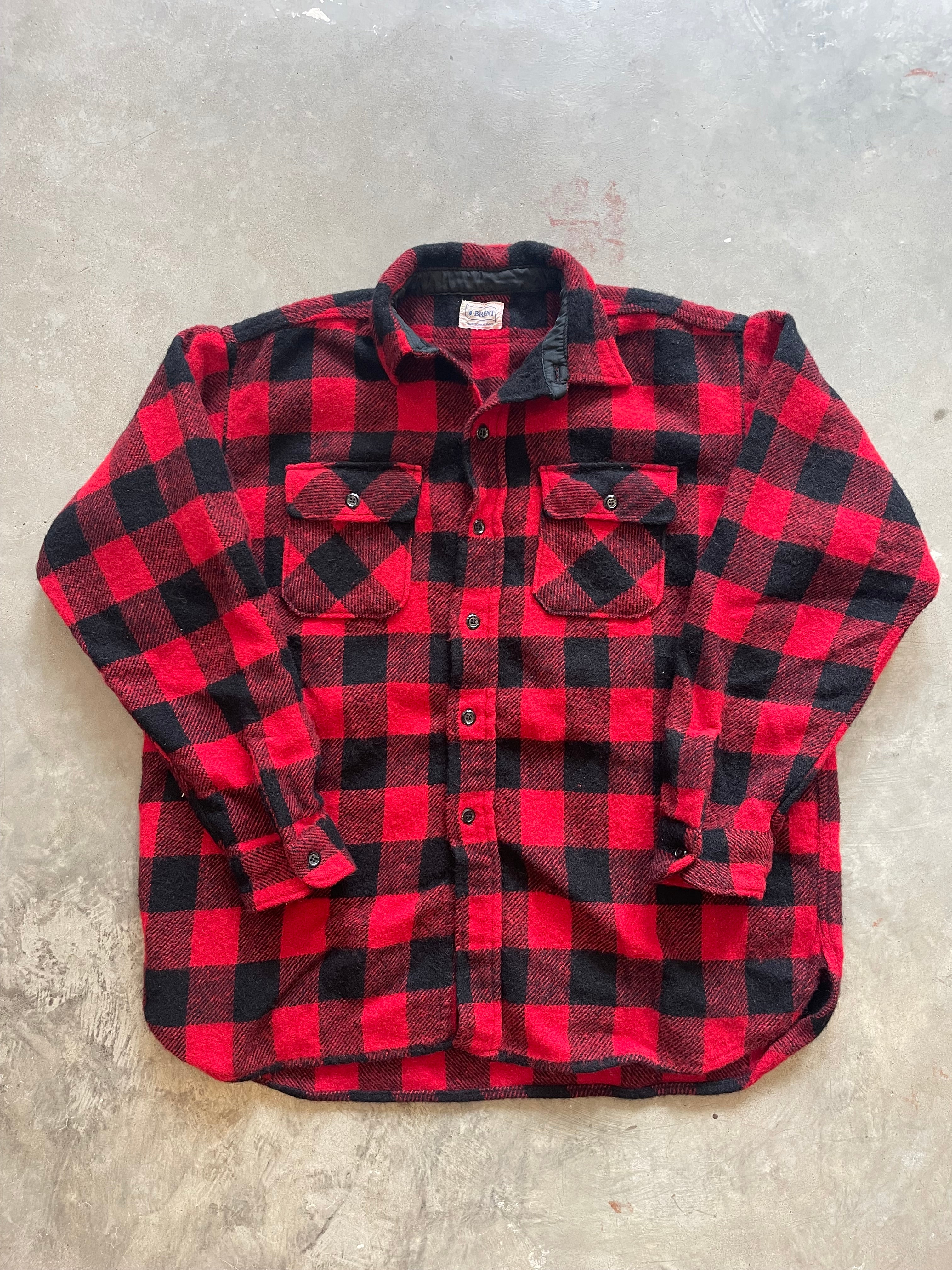 True Vintage Brent Montgomery Ward Flannel Button-Up Shirt (XL)