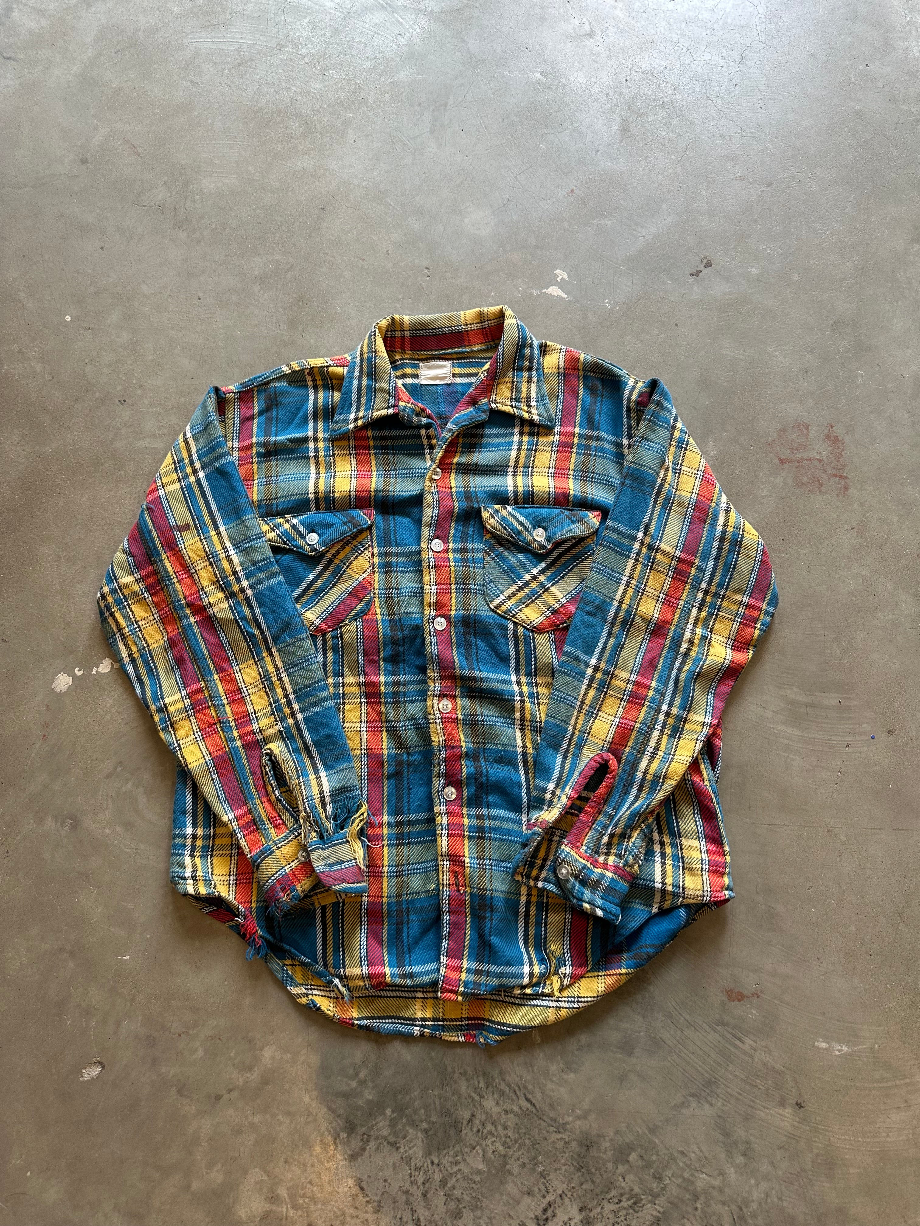1960’s Distressed Osh Kosh Flannel(M)