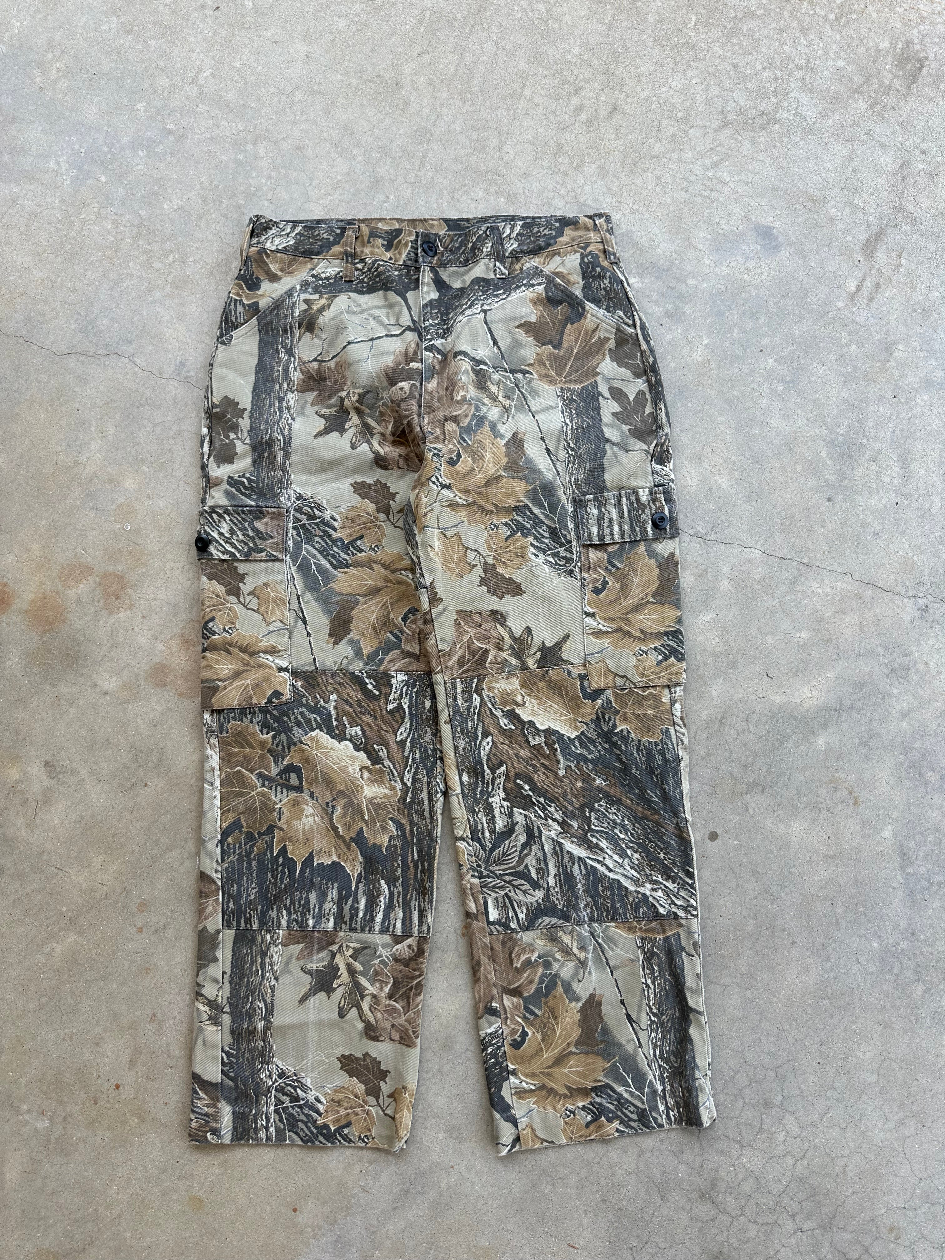 1990s Realtree Camo Canvas Cargo Pants (34”x29”)