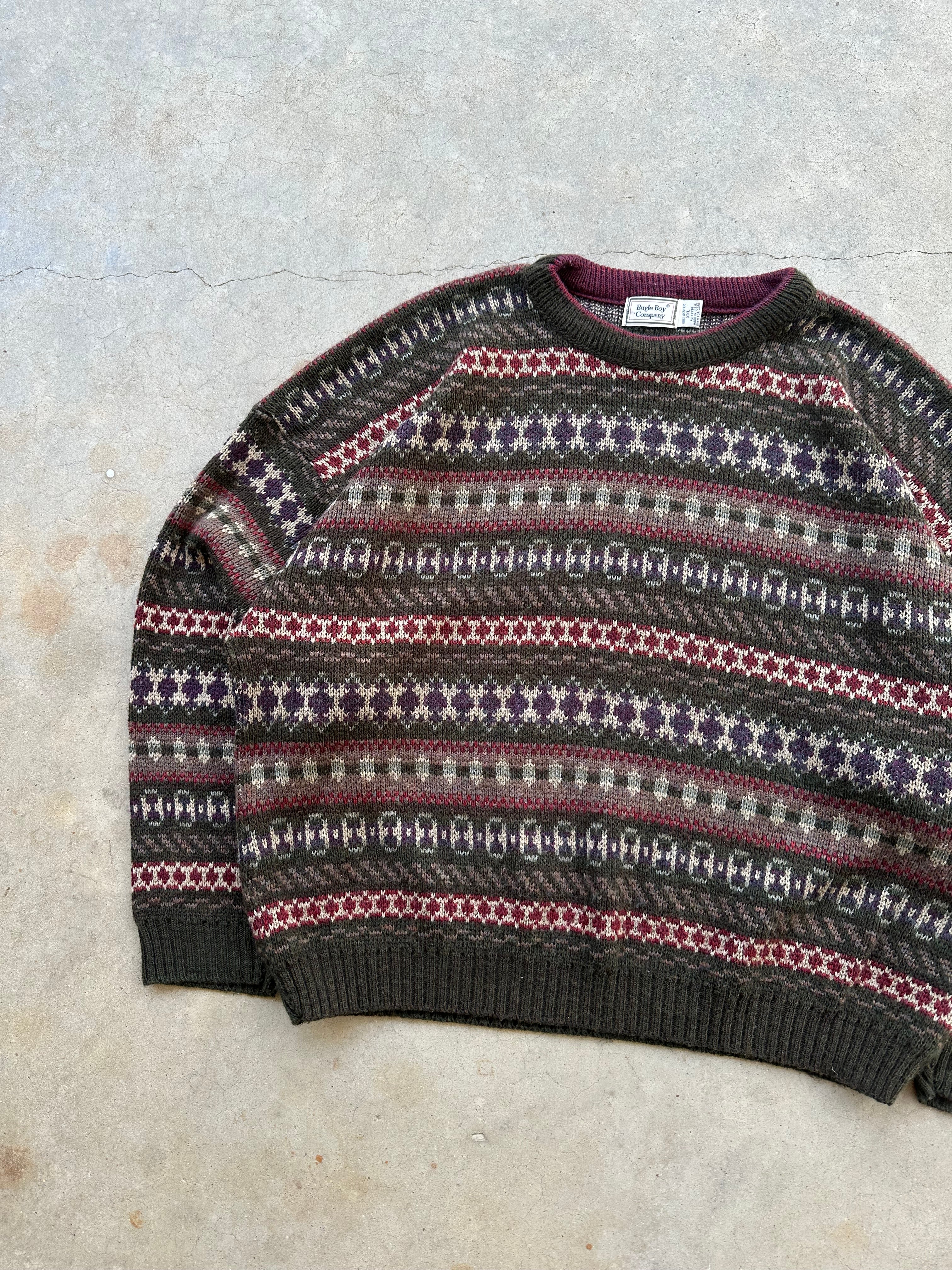 1990s Bugle Boy Knit Sweater (XL/XXL)