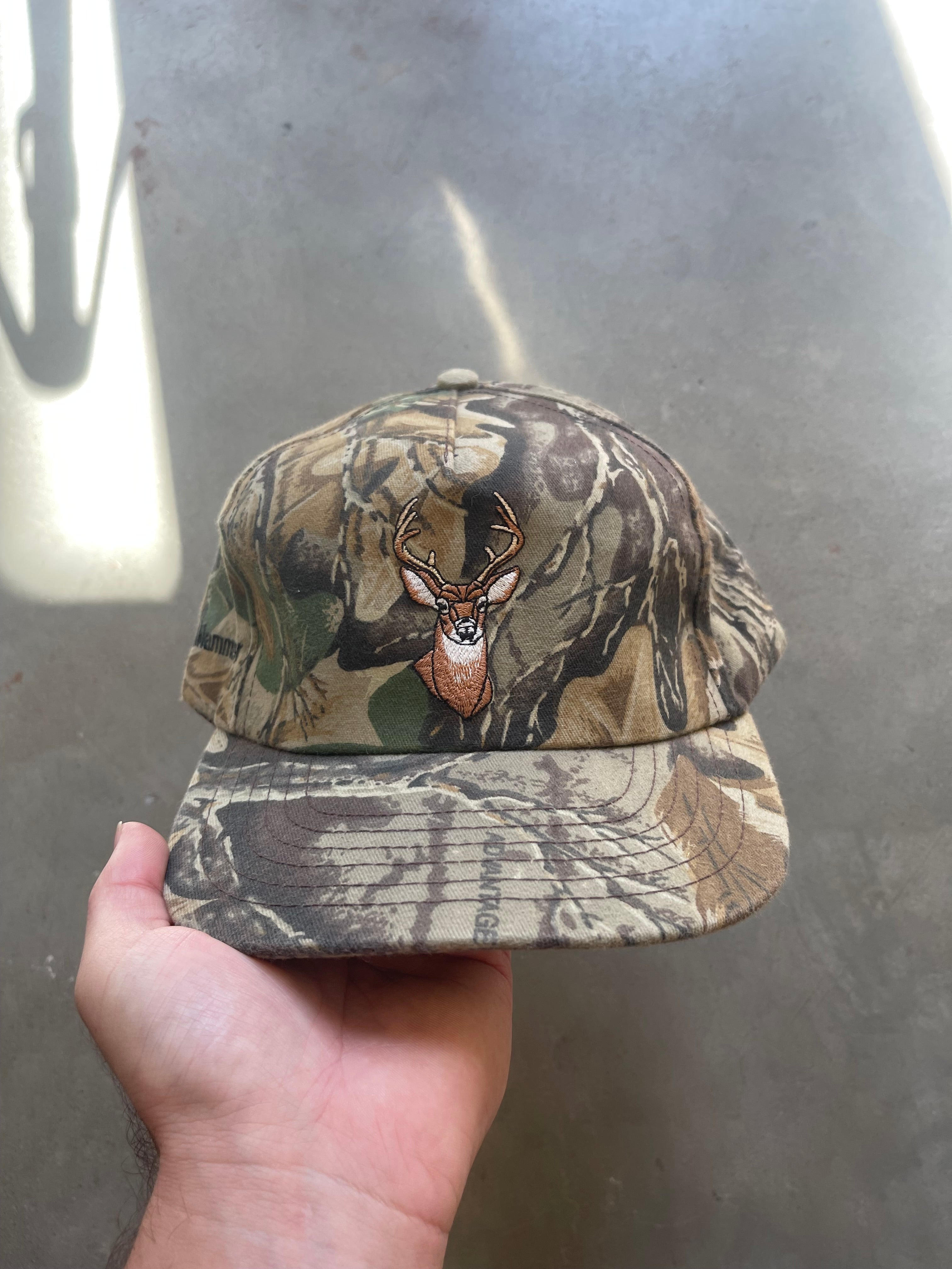 Vintage Realtree Camo Deer Hat