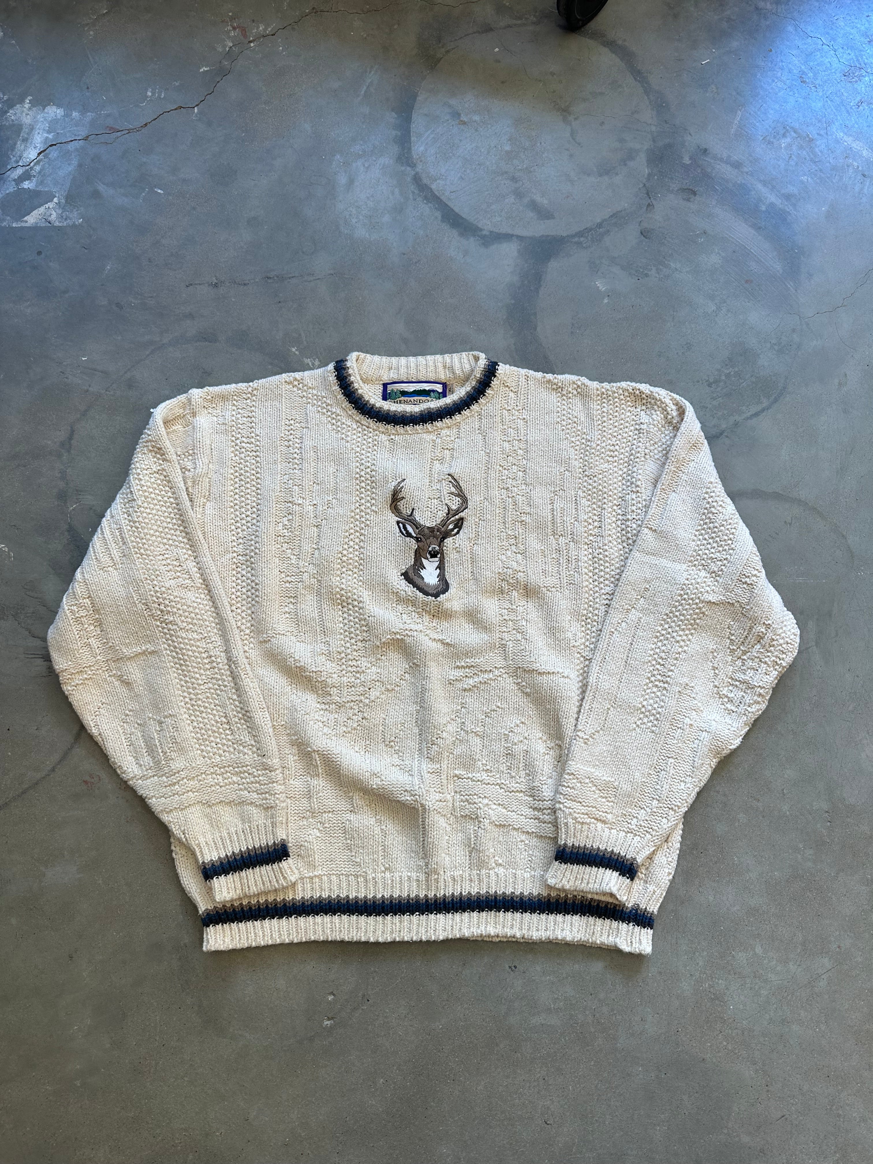 1990s Shenandoah Buck Knit Sweater (XL)