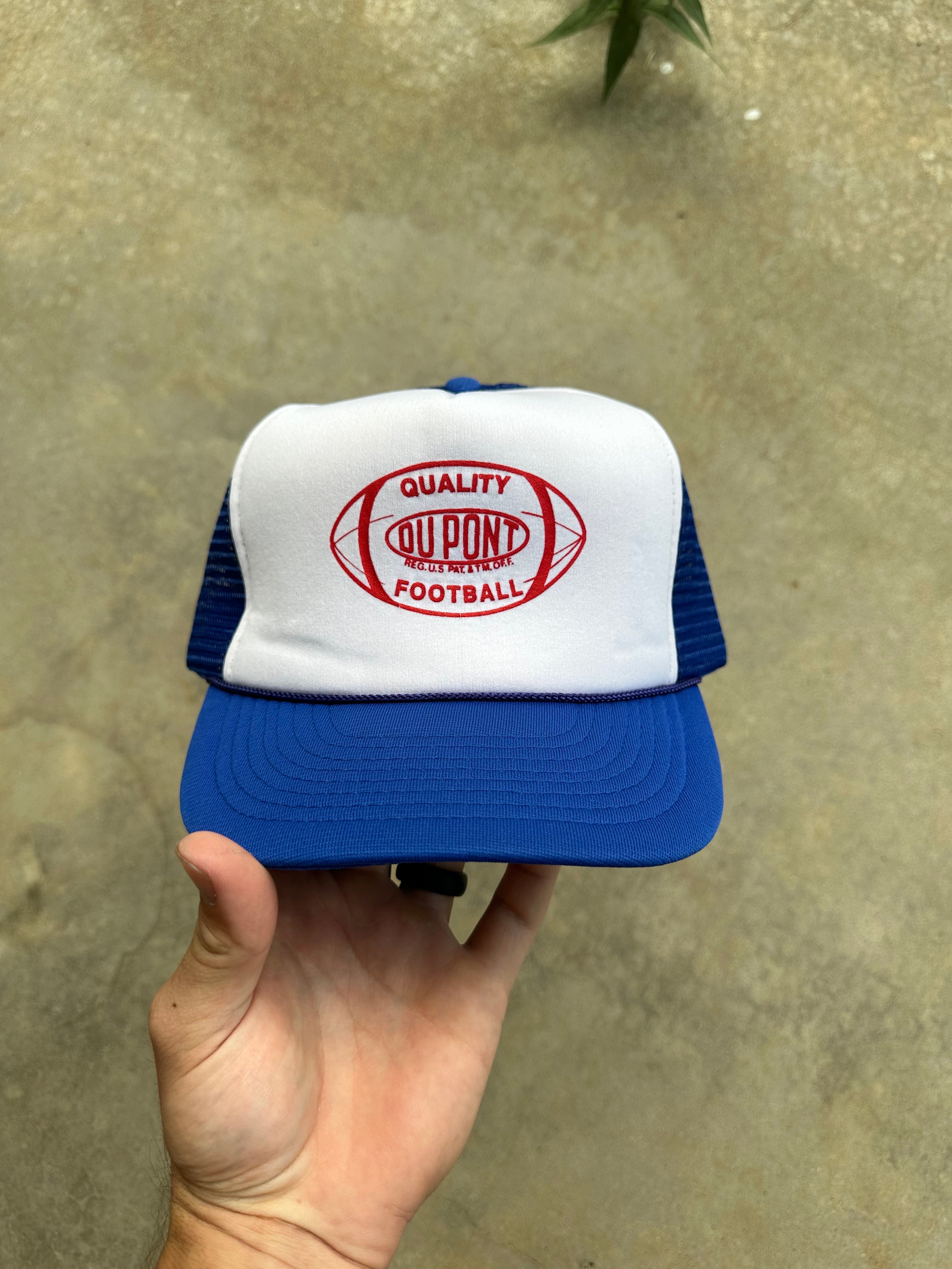 1980s DuPont Quality Football Trucker Hat