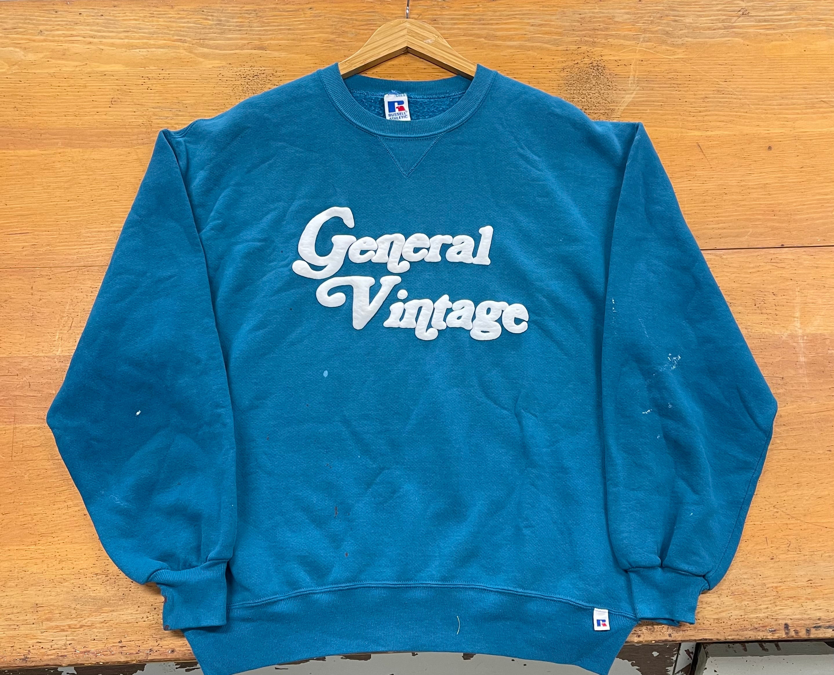 General Vintage Puff Print Crewneck (XL)