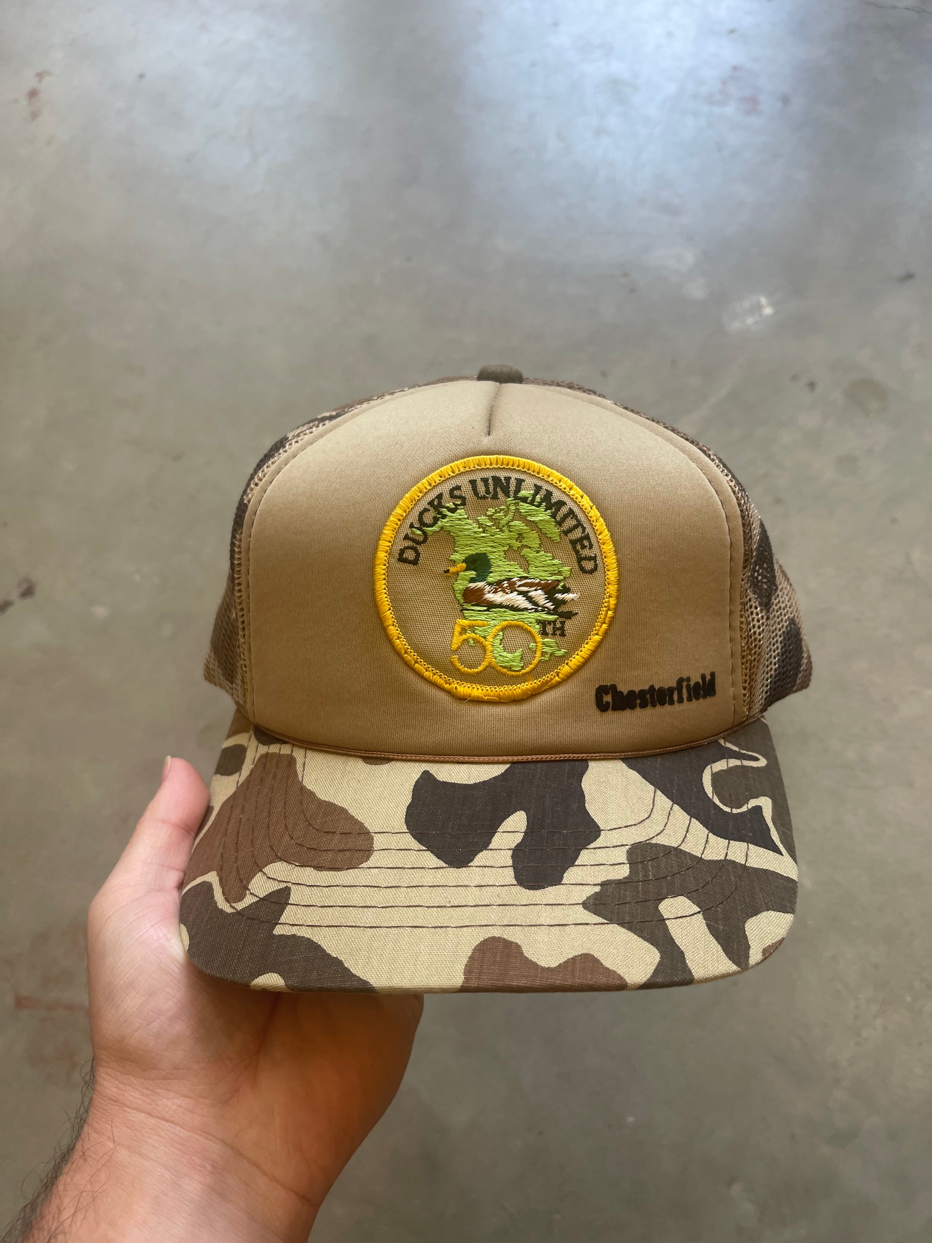 Vintage Ducks Unlimited Chesterfield Trucker Hat