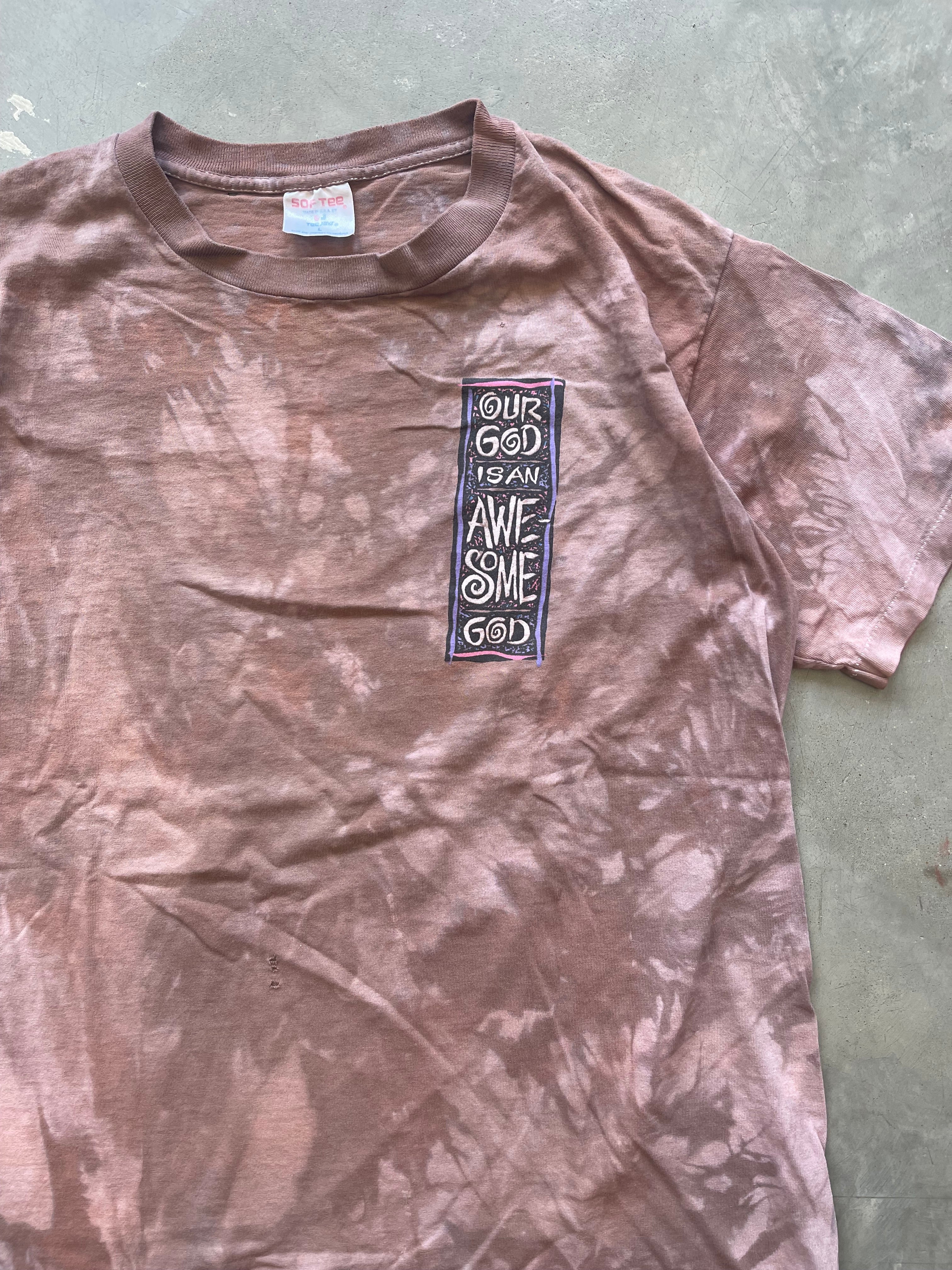 Vintage Overdyed Jesus T-Shirt (L)