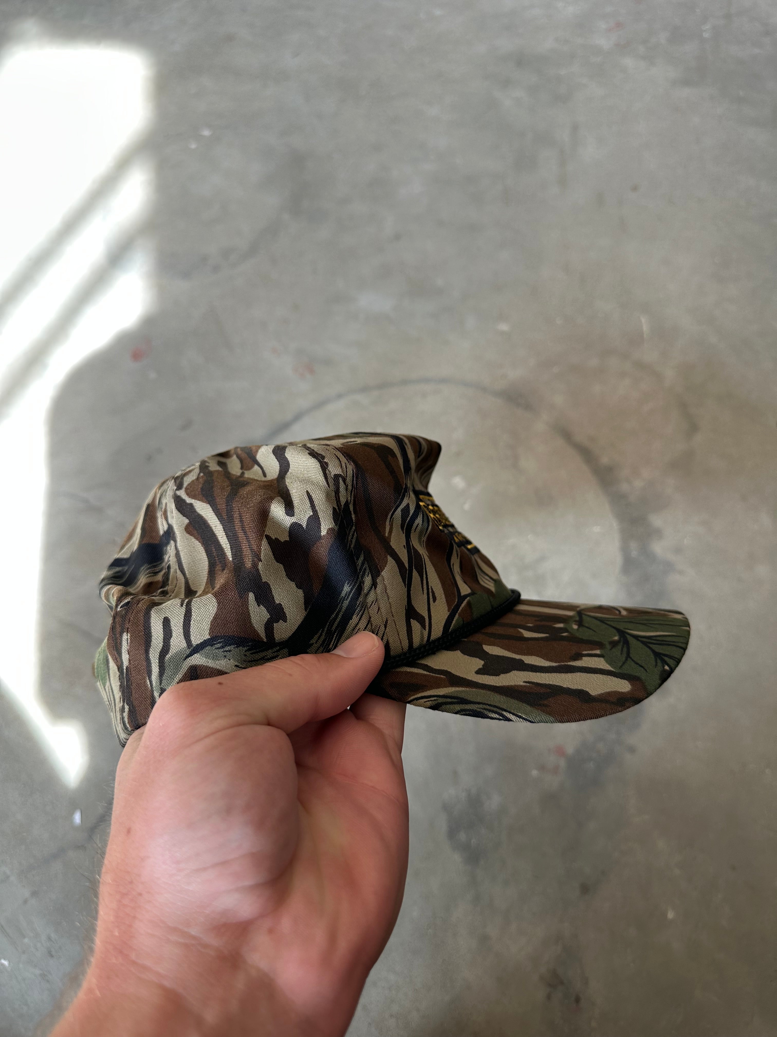 1990s Browning Archery Mossy Oak Treestand Hat