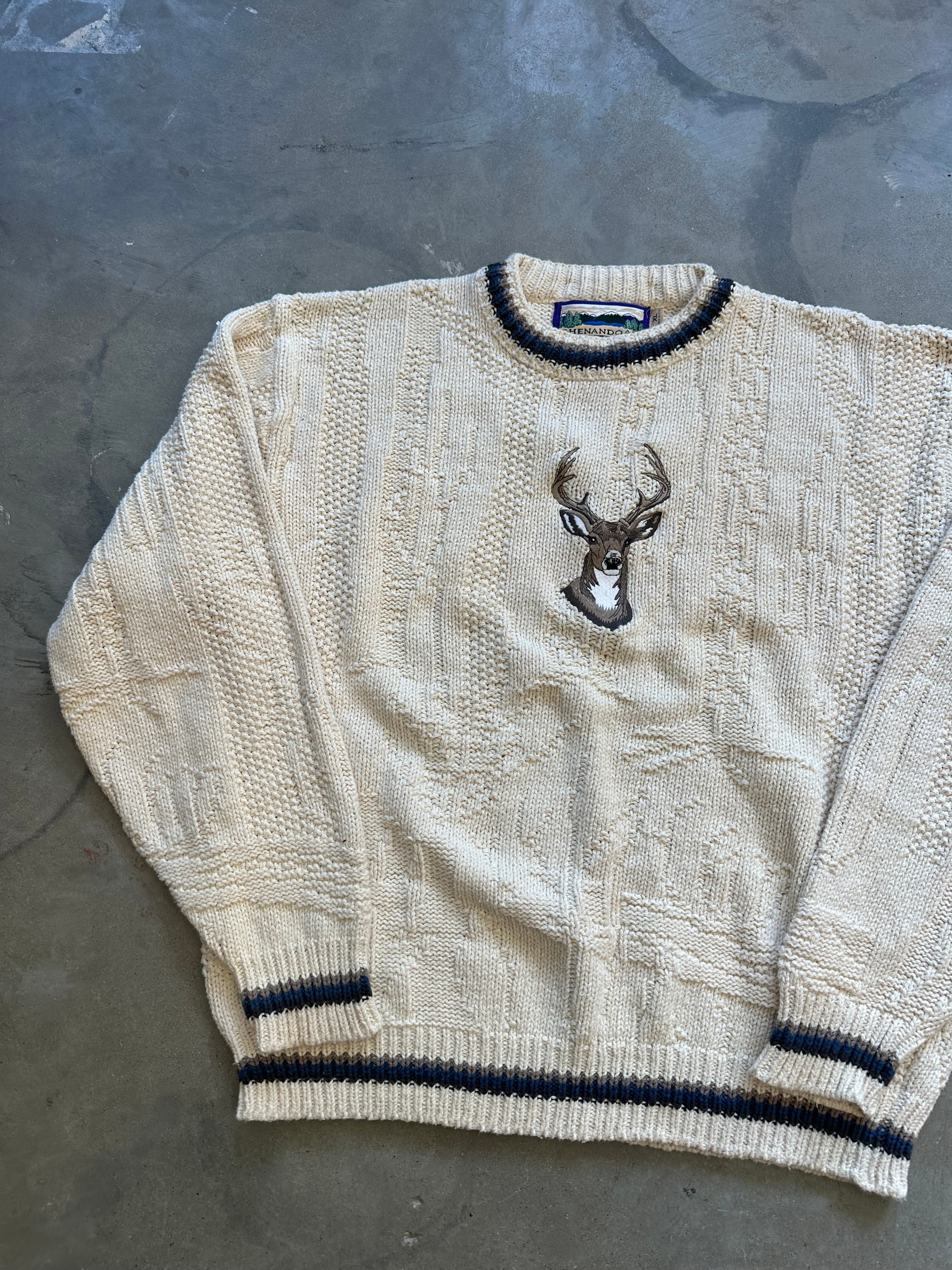 1990s Shenandoah Buck Knit Sweater (XL)