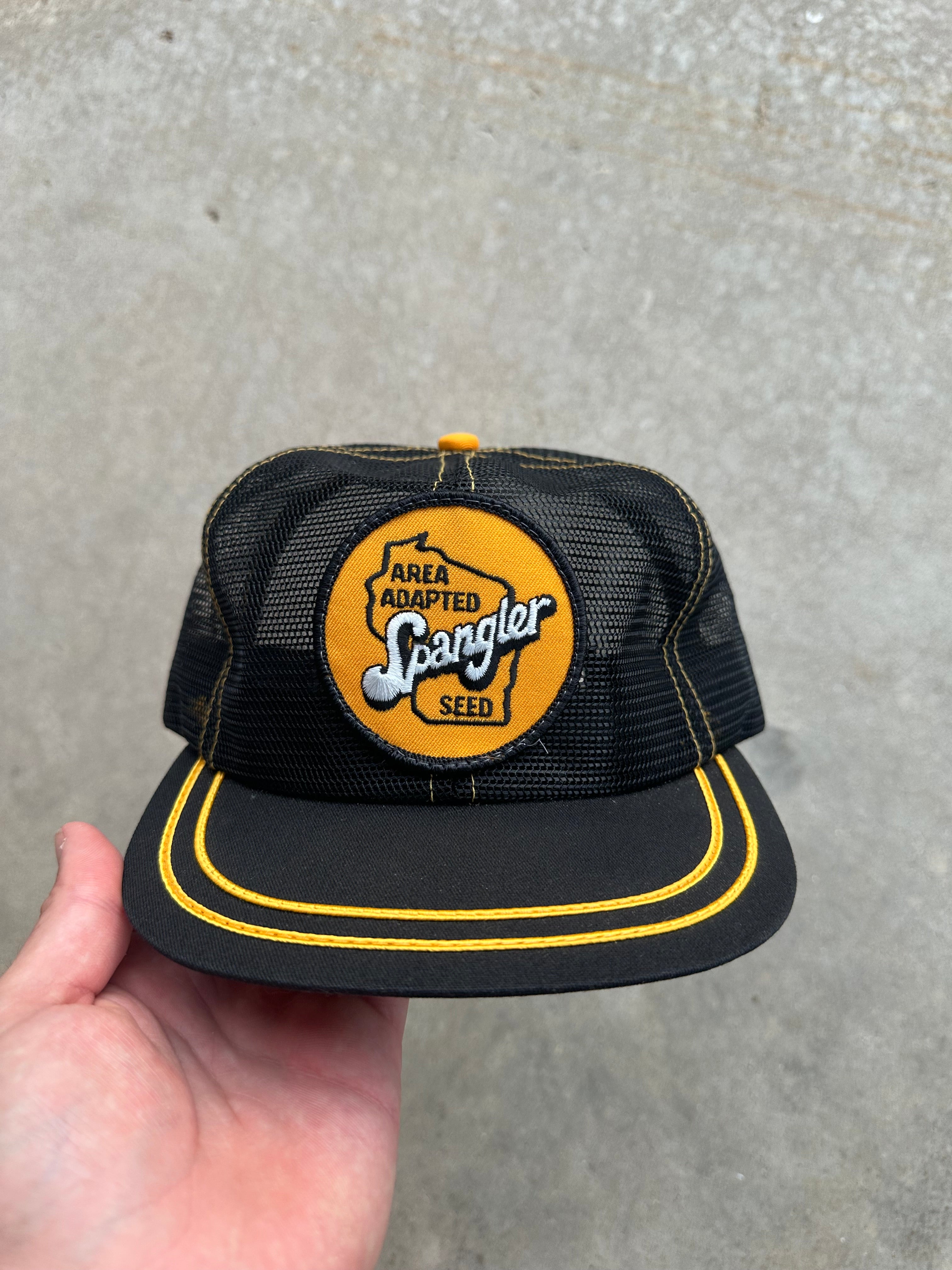 1980s Spangler Seed All Mesh Snapback