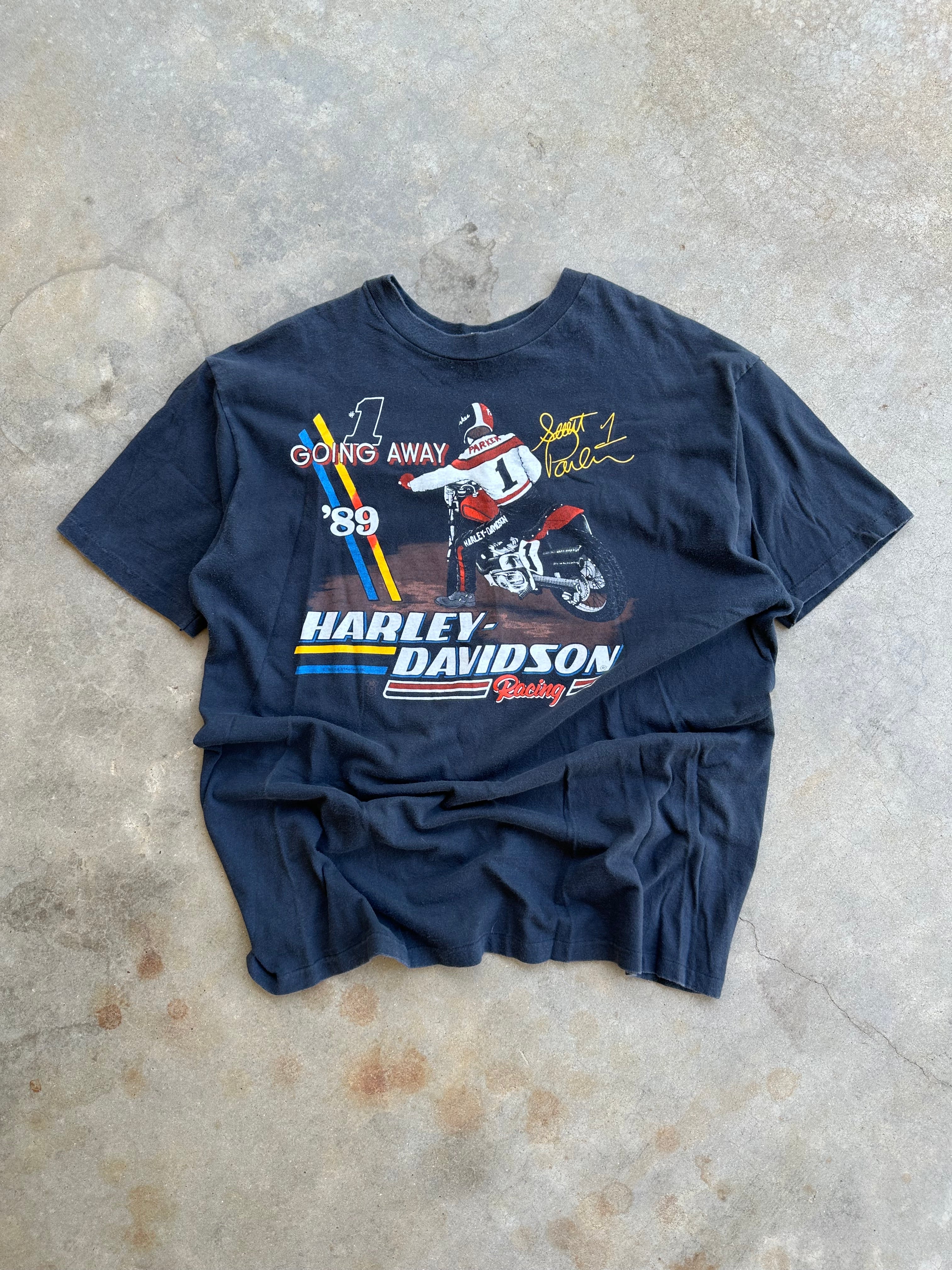1989 Harley Davidson Racing T-Shirt (XL)