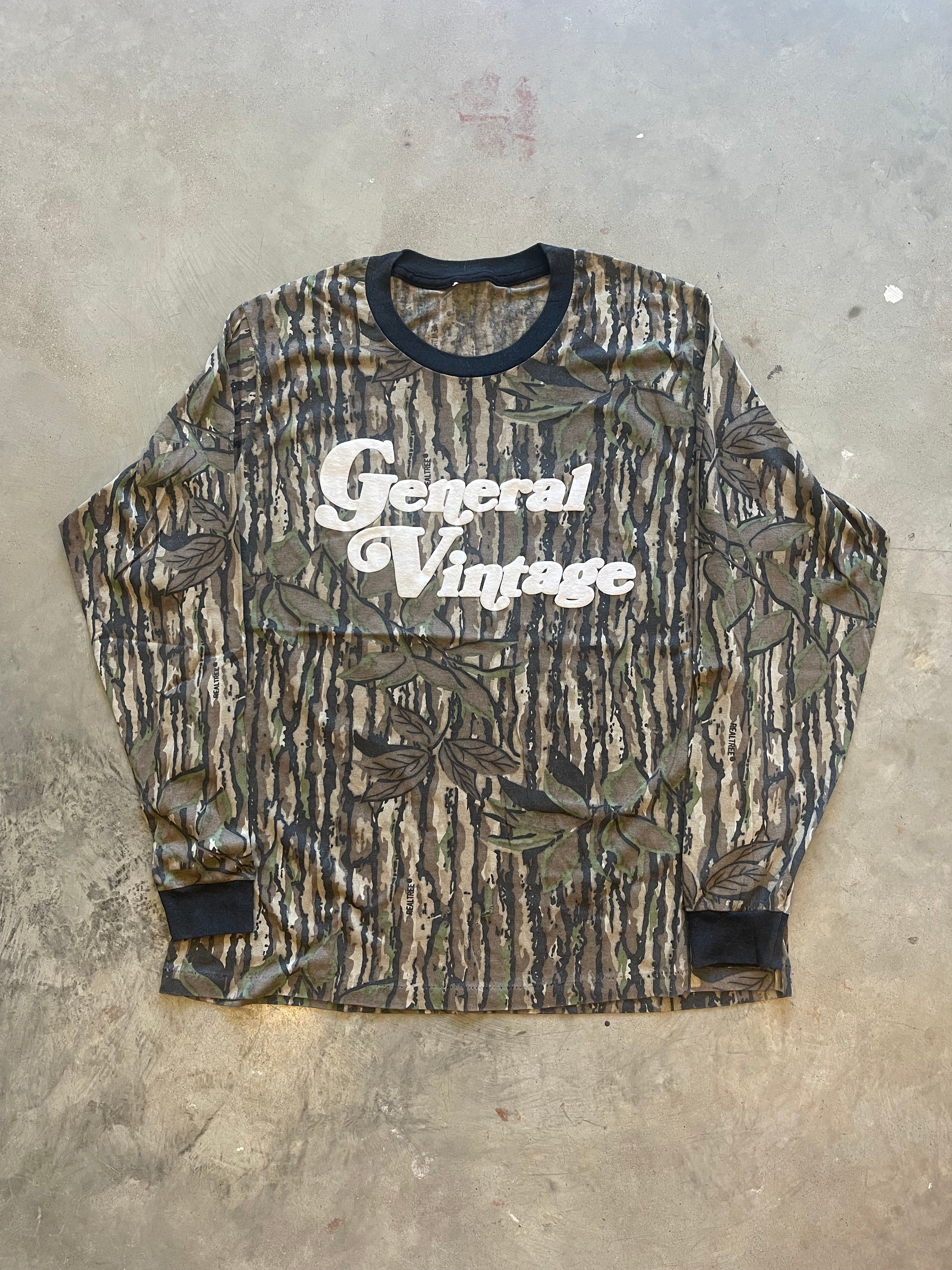 General Vintage Camo Puff Print Shirt (L)