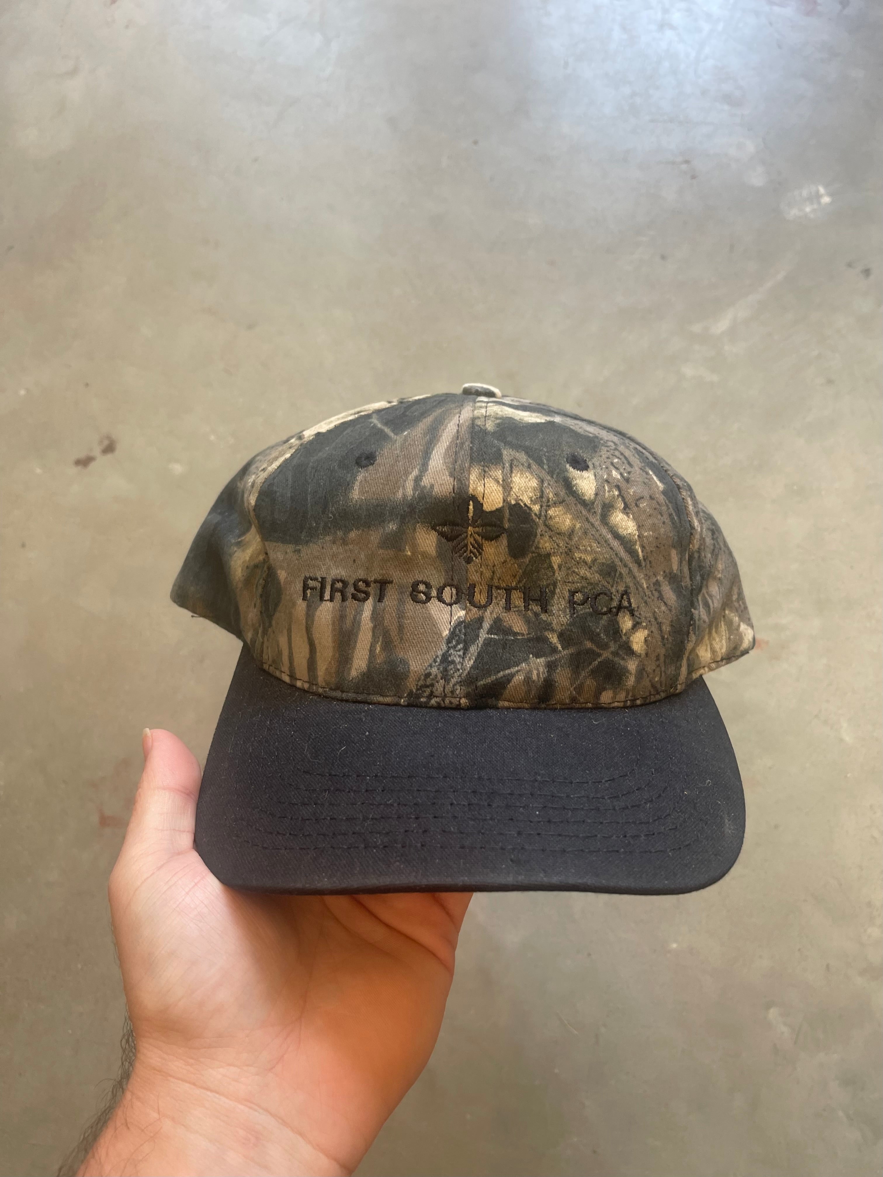 Vintage Camo First South PCA Hat