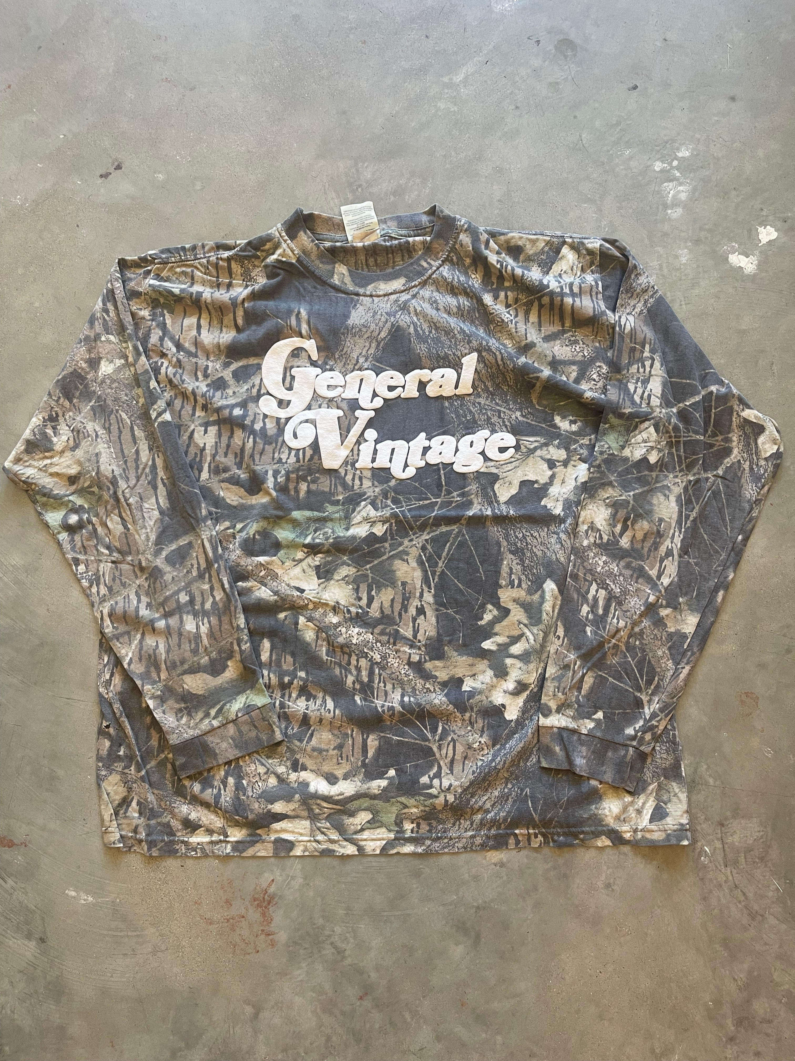 General Vintage Camo Puff Print Shirt (2XL)
