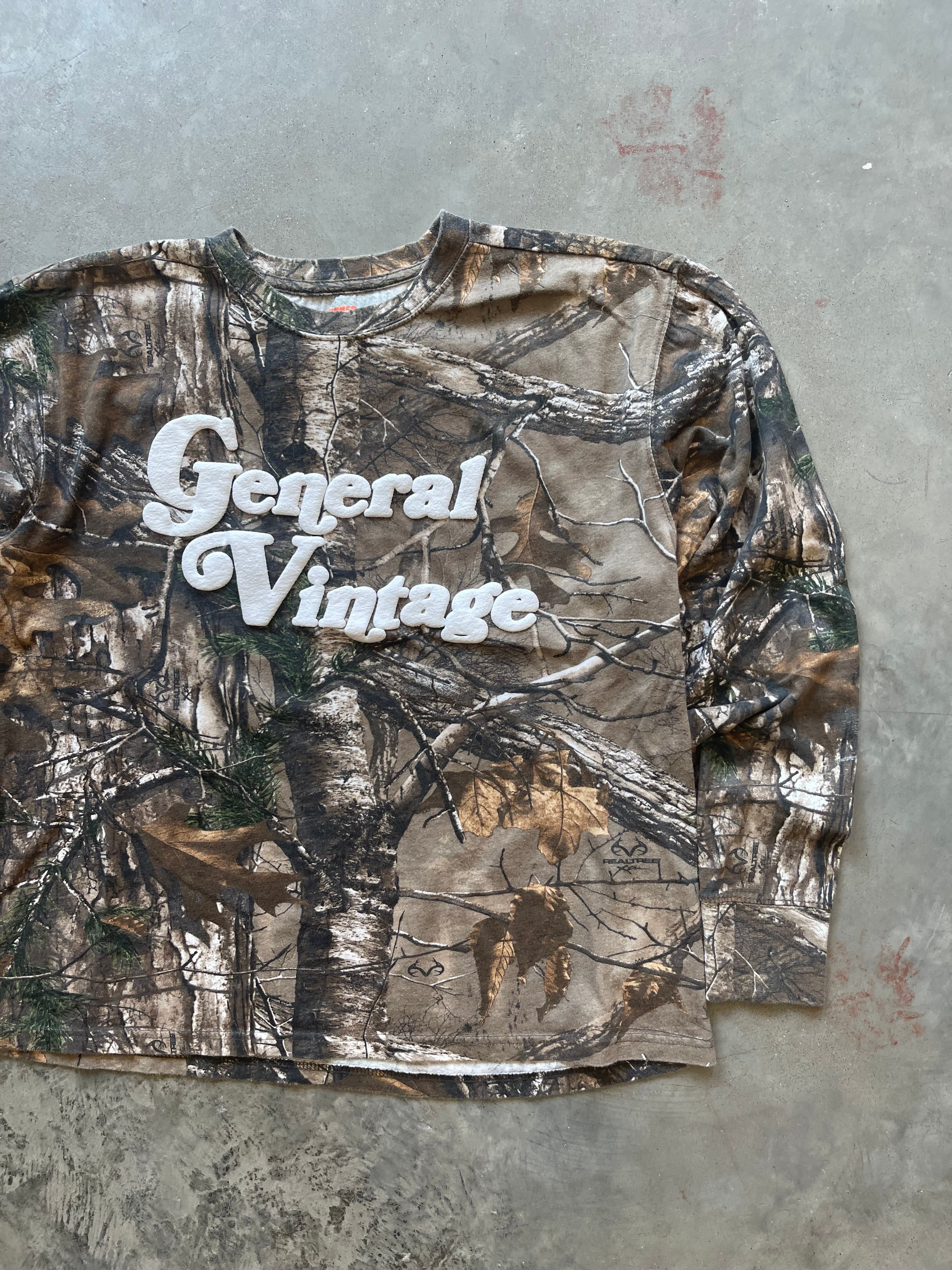 General Vintage Camo Puff Print Shirt (M)