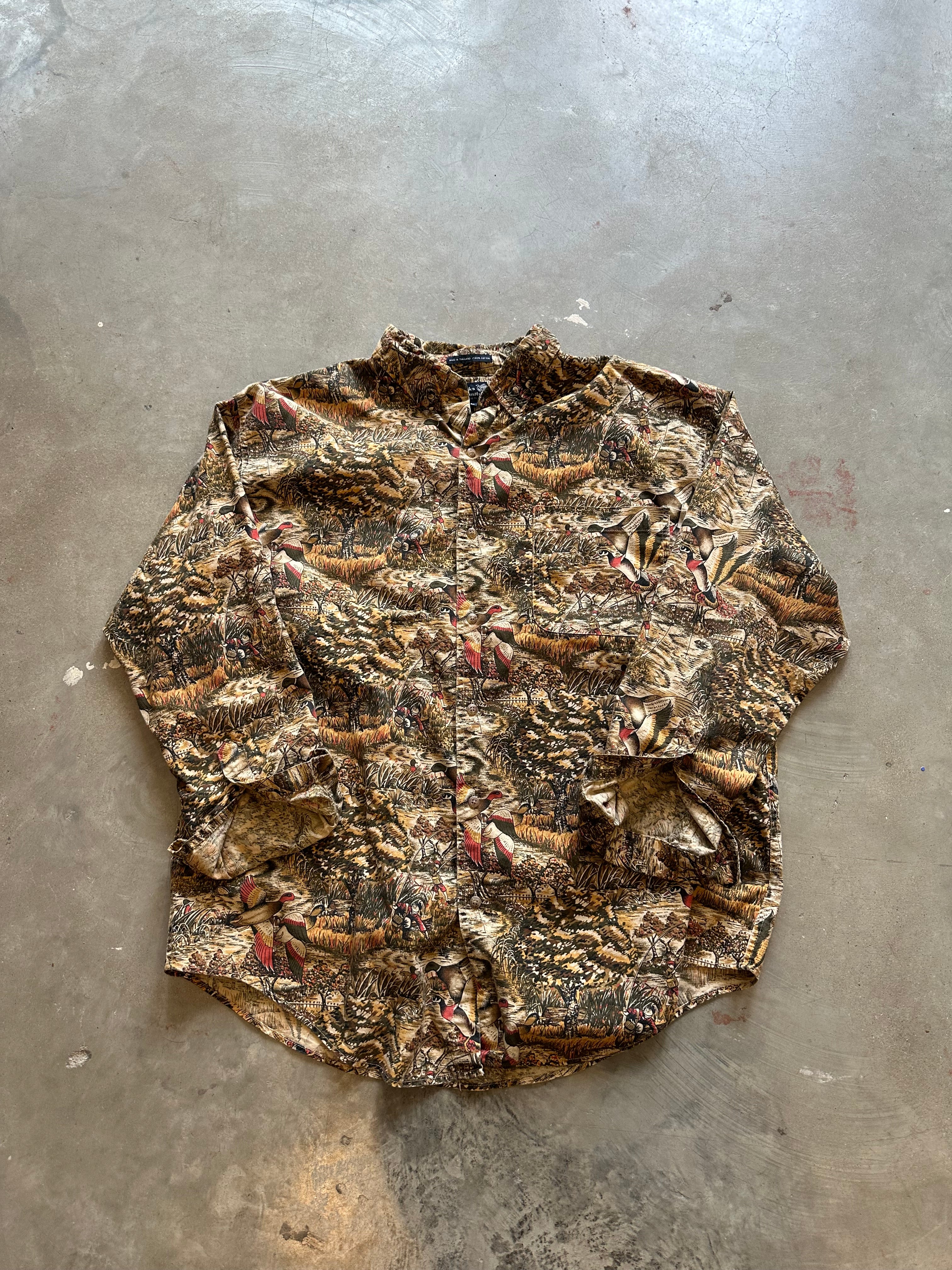 1990’s Ducks Unlimited Button-Up Shirt (L)